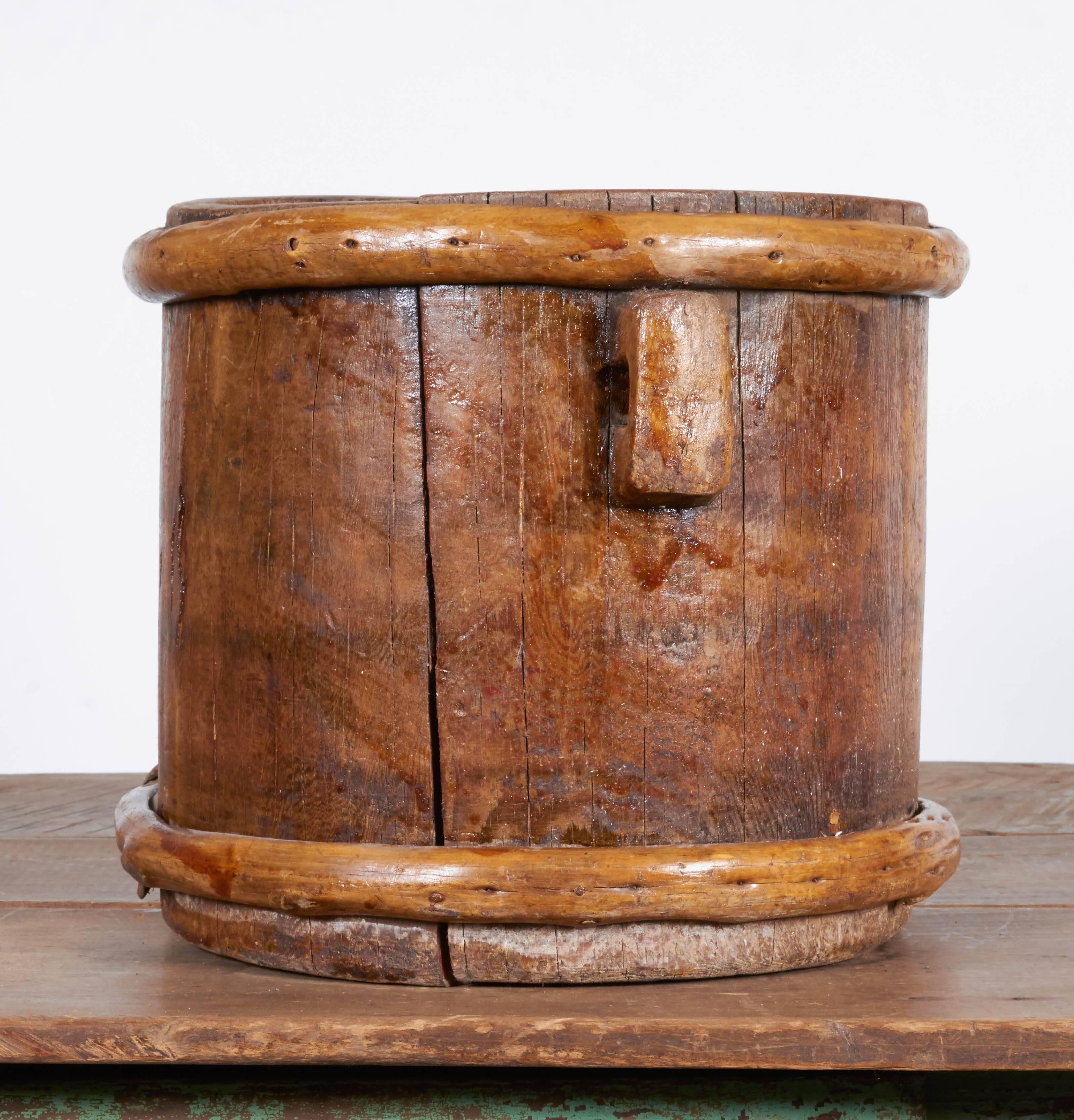 Antique Tibetan Yak Butter Churn In Good Condition In New York, NY