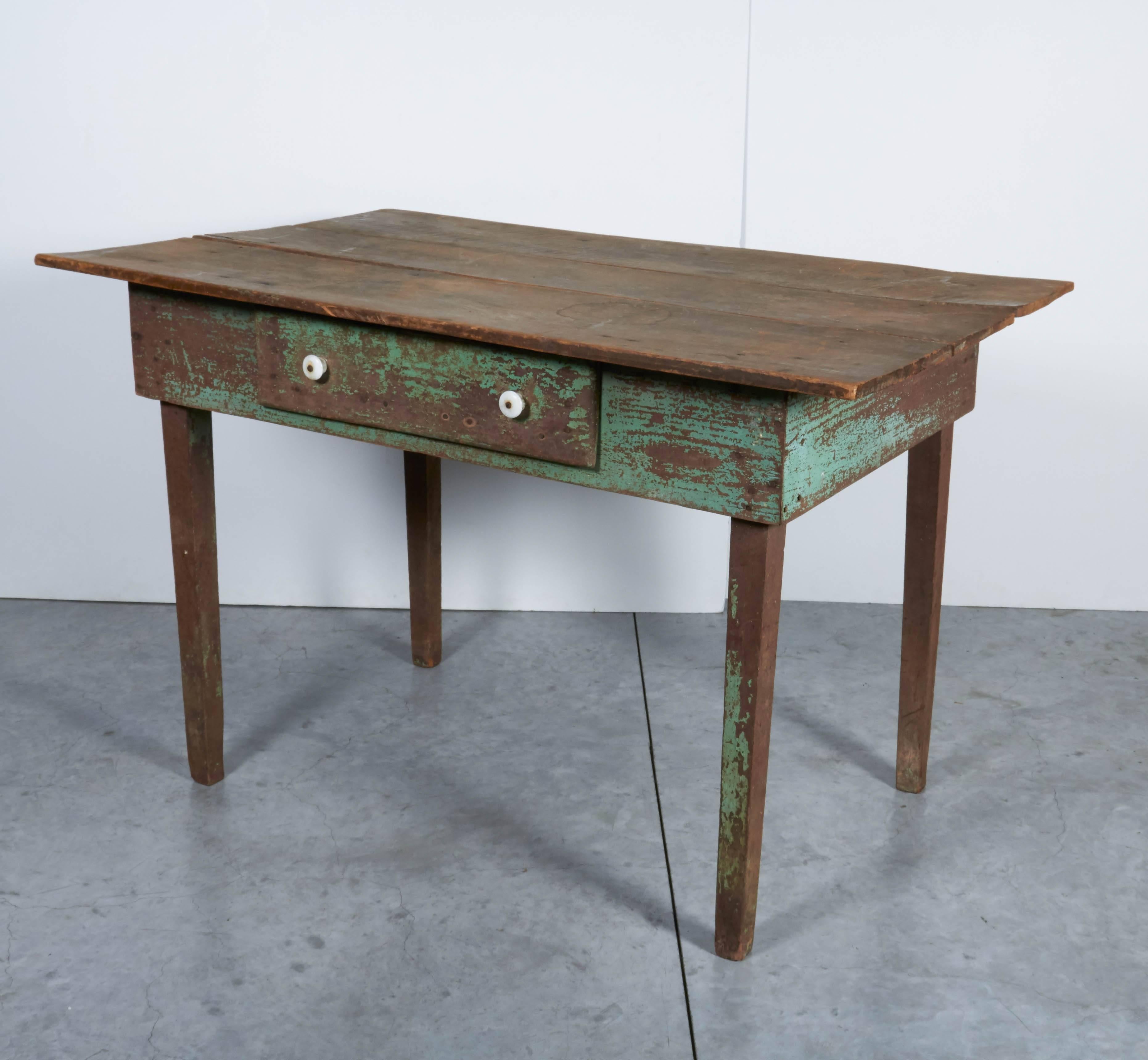 Wood Antique American Work Table