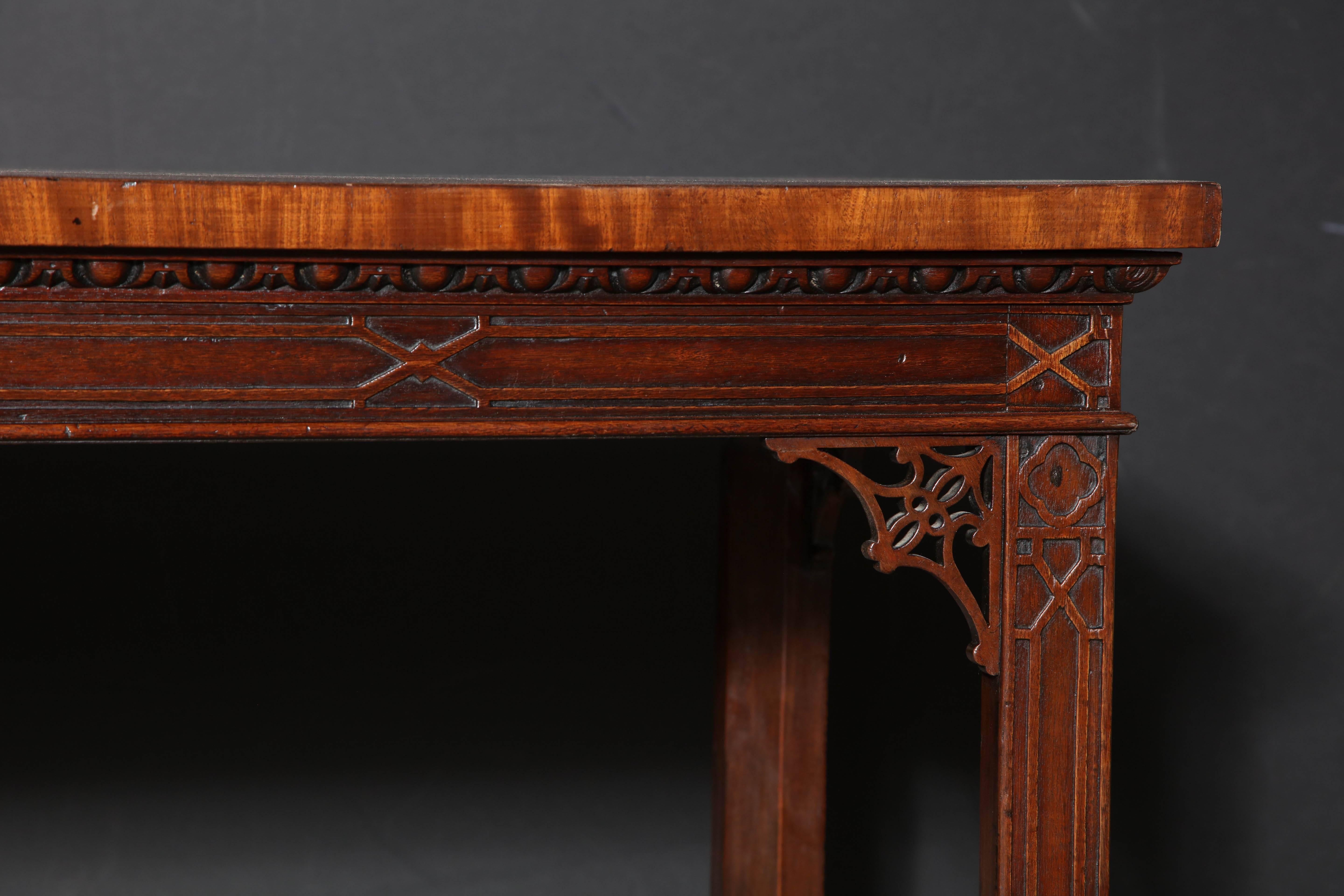 mahogany entry table