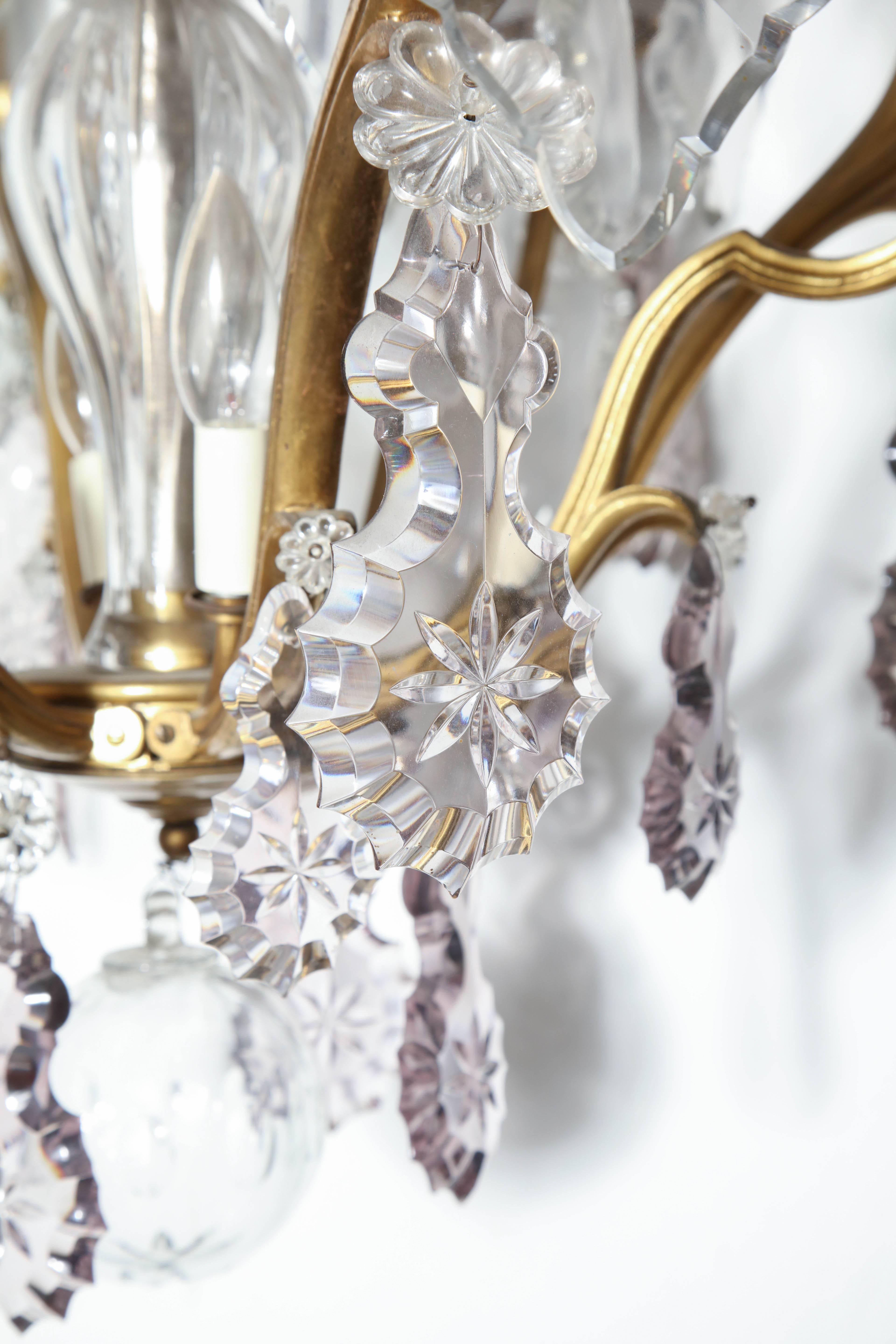 Louis XV Bronze and Crystal Chandelier 2