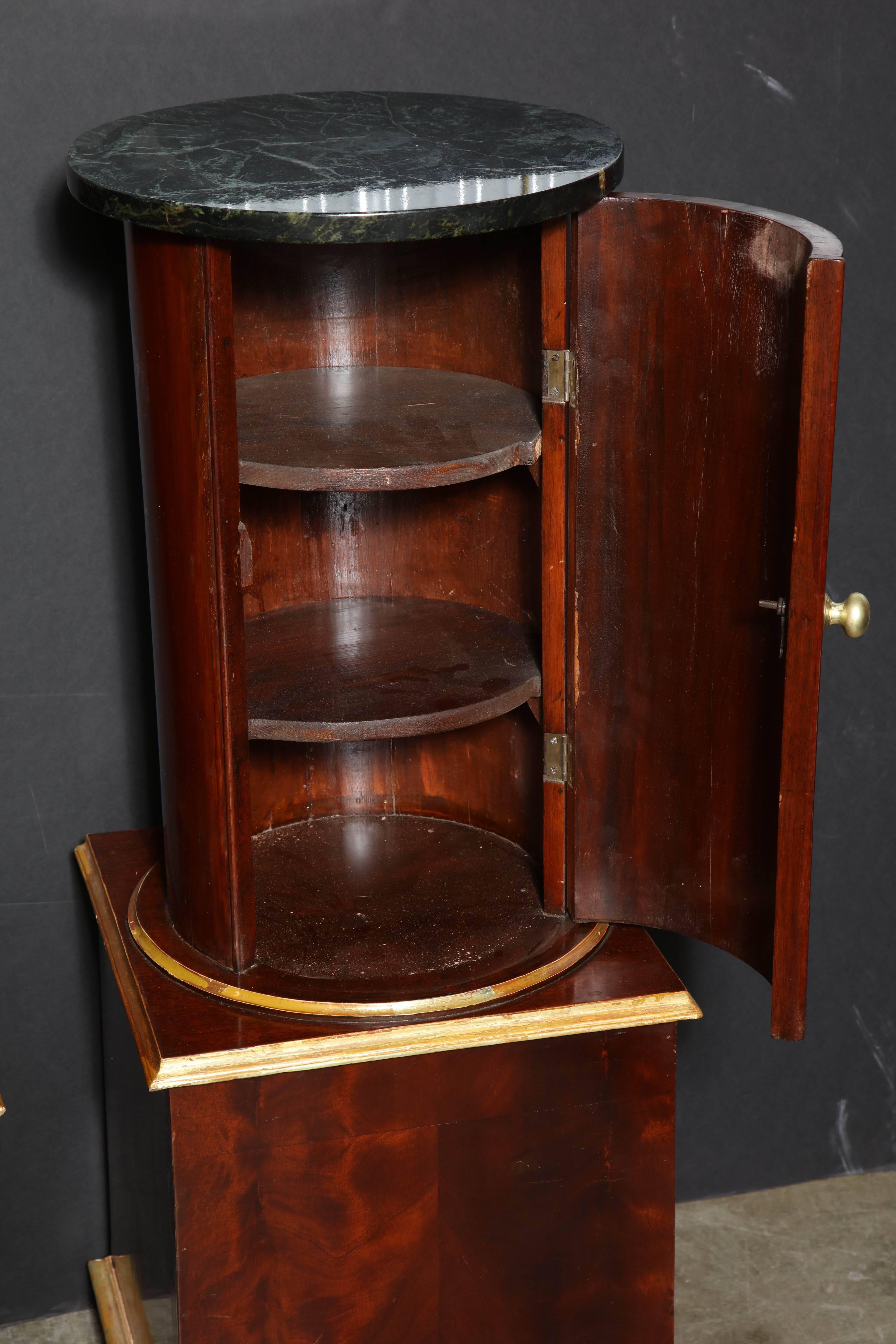 Pair of Baltic Pedestals In Excellent Condition In Westwood, NJ
