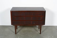 Midcentury Danish Night Stands by Larsen, Pair