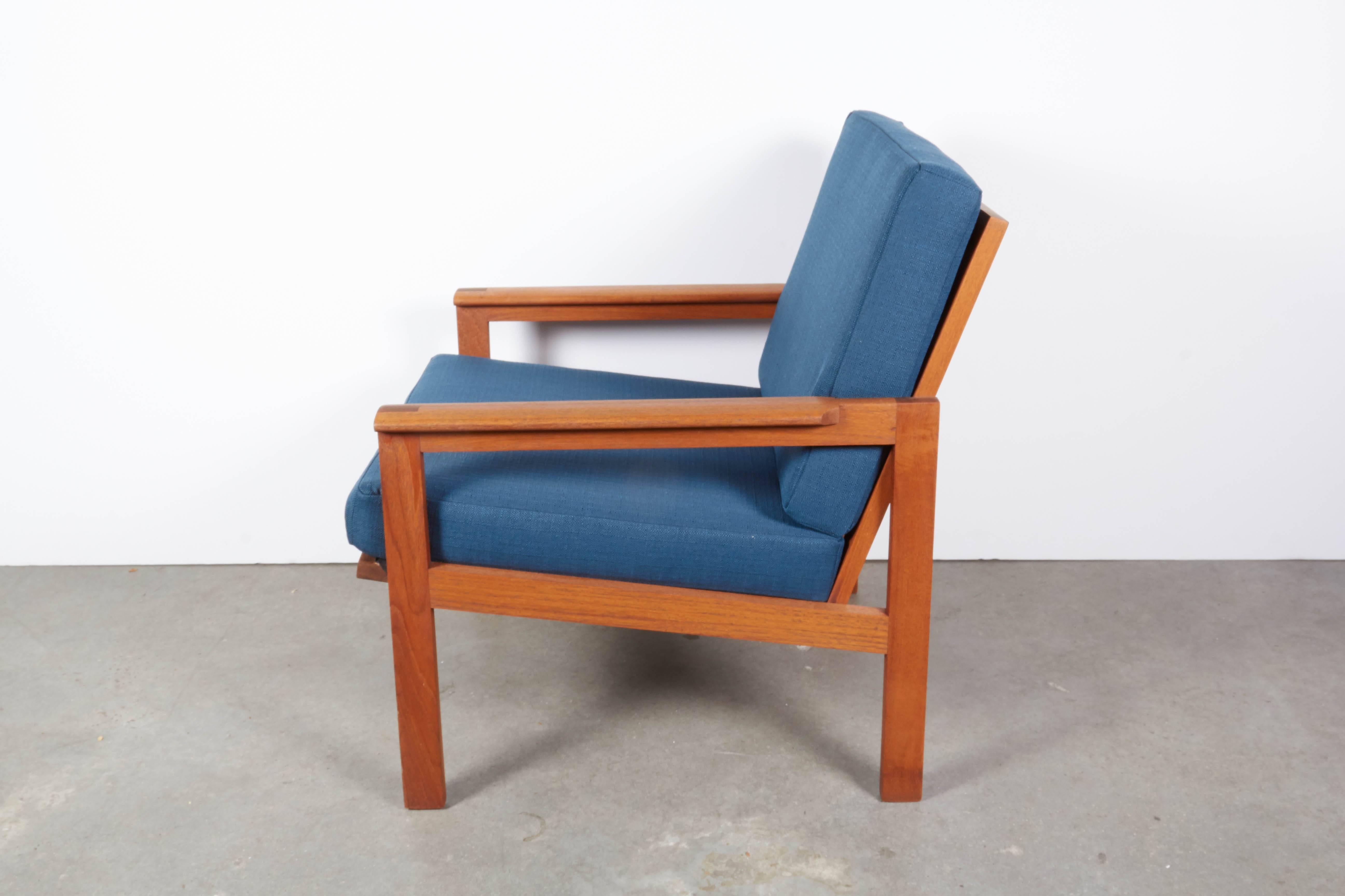 Teak Danish Armchairs by Illum Wikkelsø, Pair In Excellent Condition In New York, NY