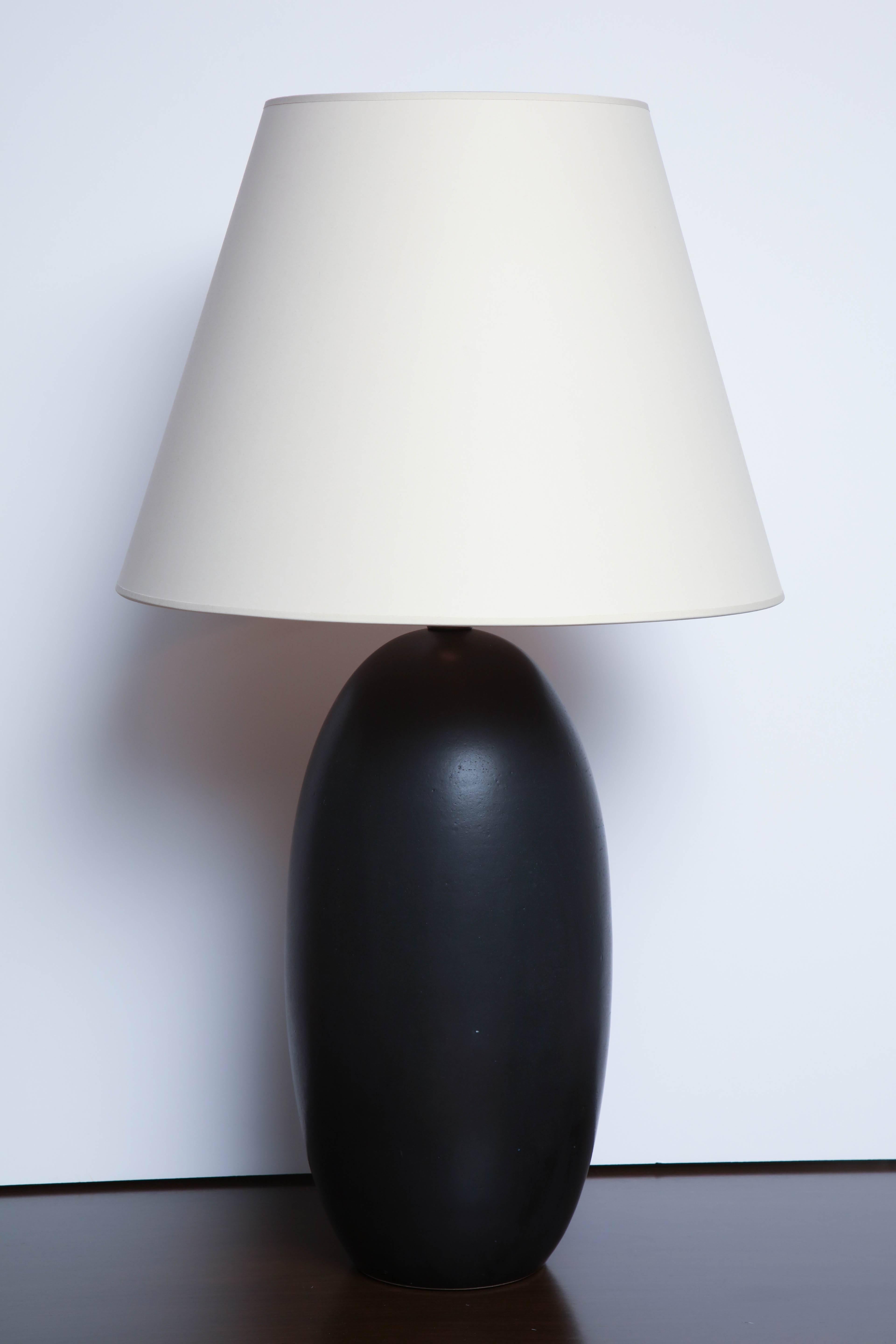 American Ceramic Egg Lamp For Sale