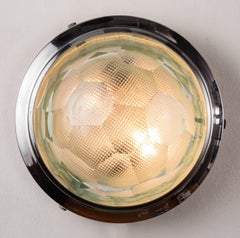1960s Pia Guidetti Crippa Multifaceted Wall or Ceiling Lights for Lumi