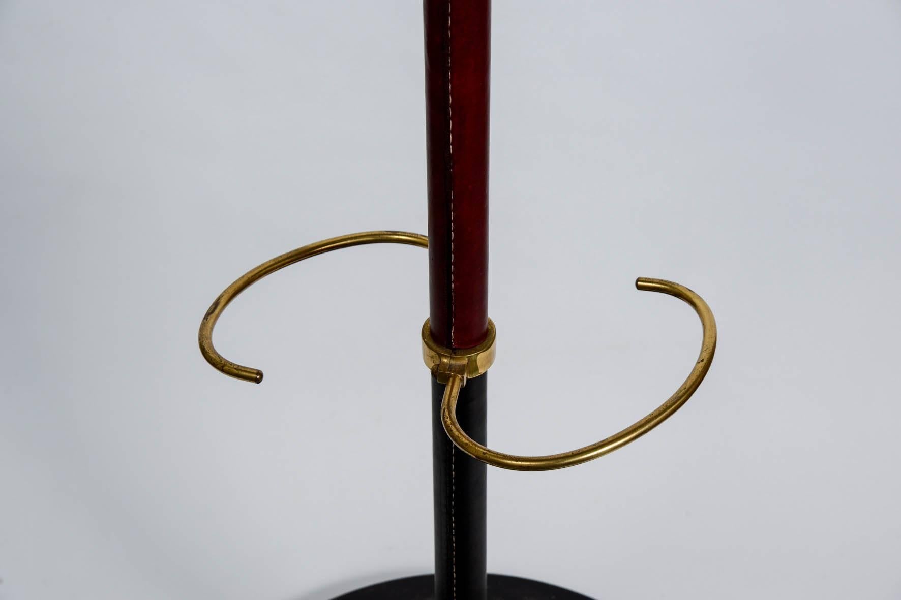 Metal Rare Coat Stand by Jacques Adnet