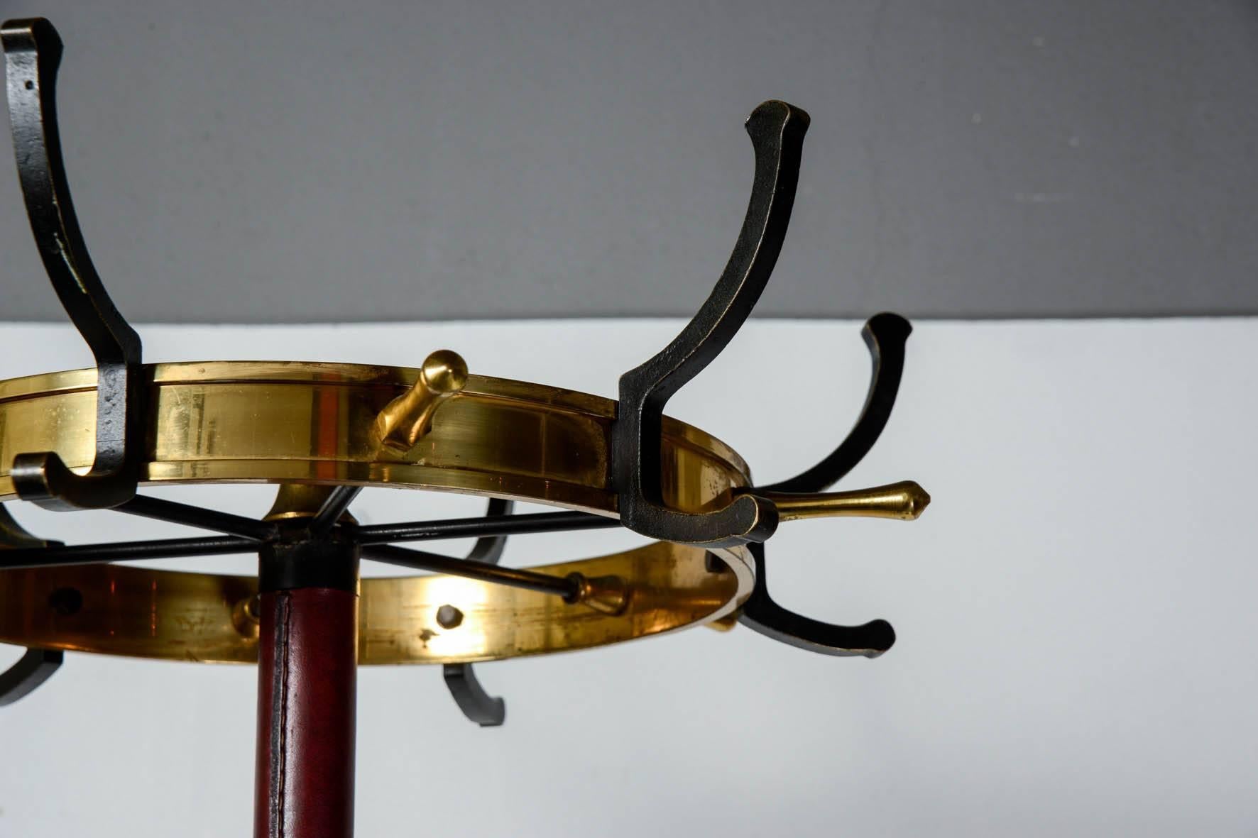 Rare Coat Stand by Jacques Adnet 1