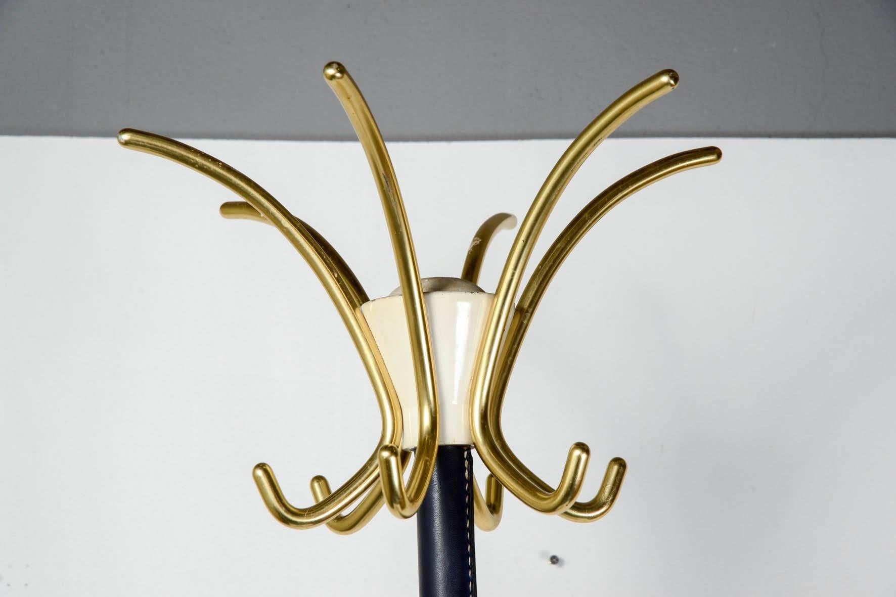 Mid-20th Century Rare Coat Stand by Jacques Adnet