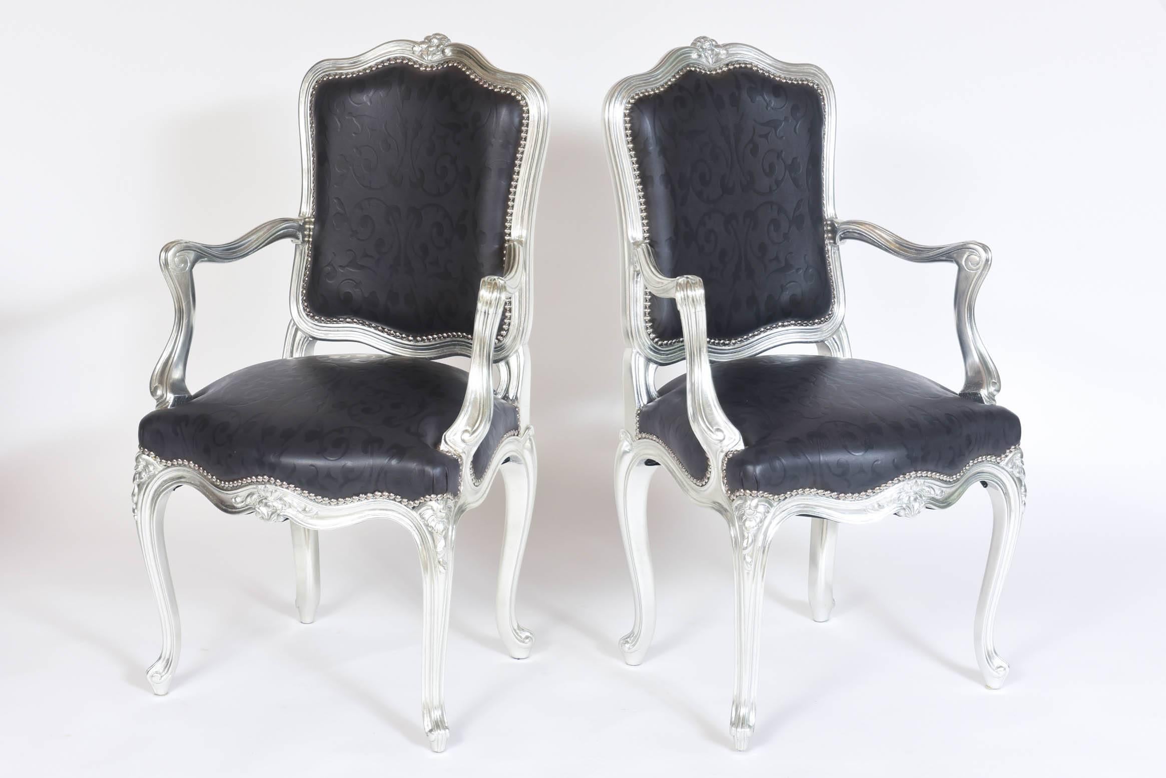 Leather 12 Carlo Rampazzi Custom Design Dining Chairs