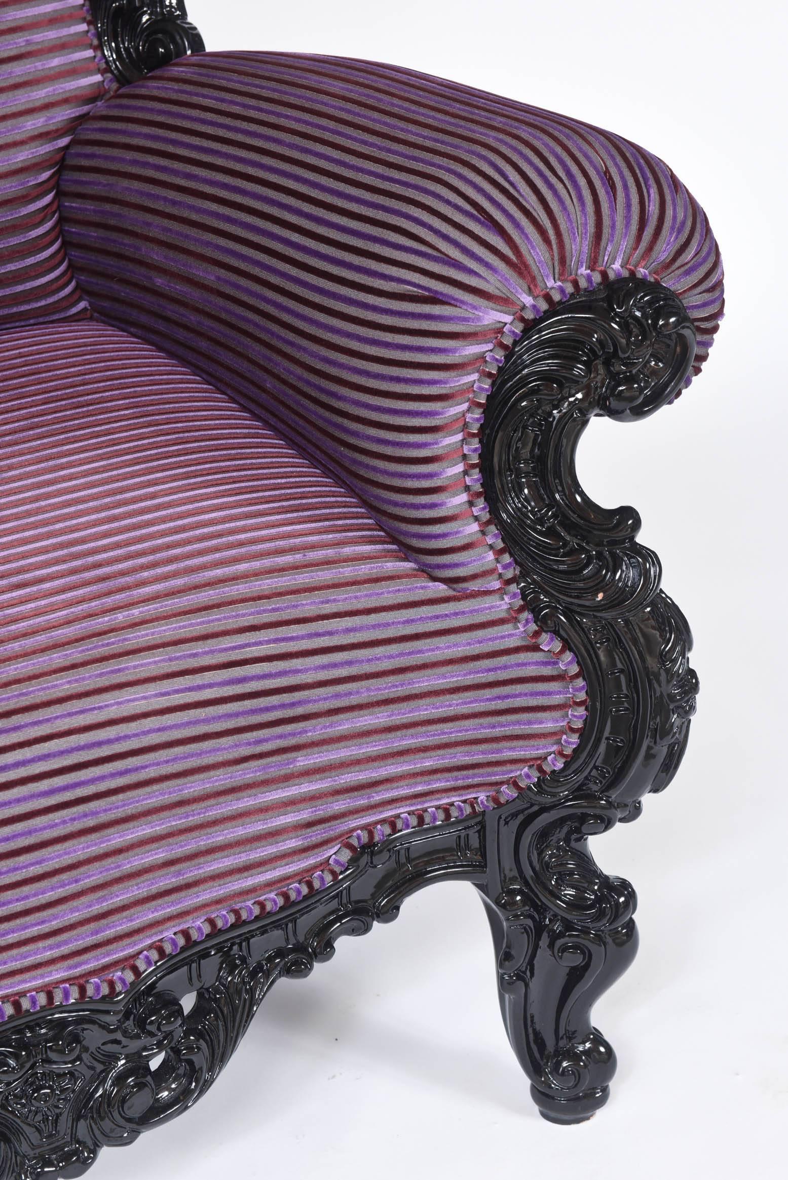 oversized purple chair