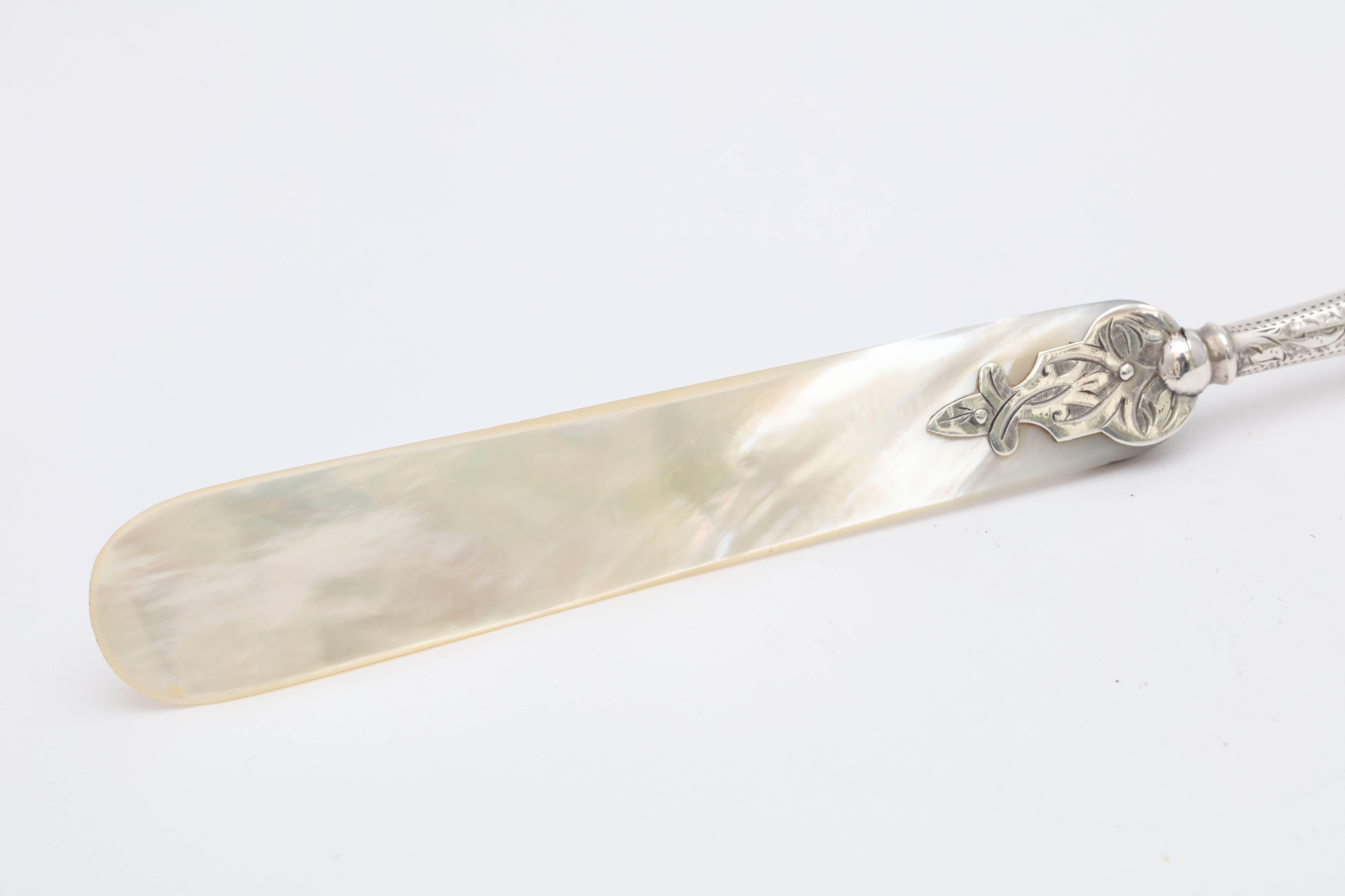mother of pearl letter opener