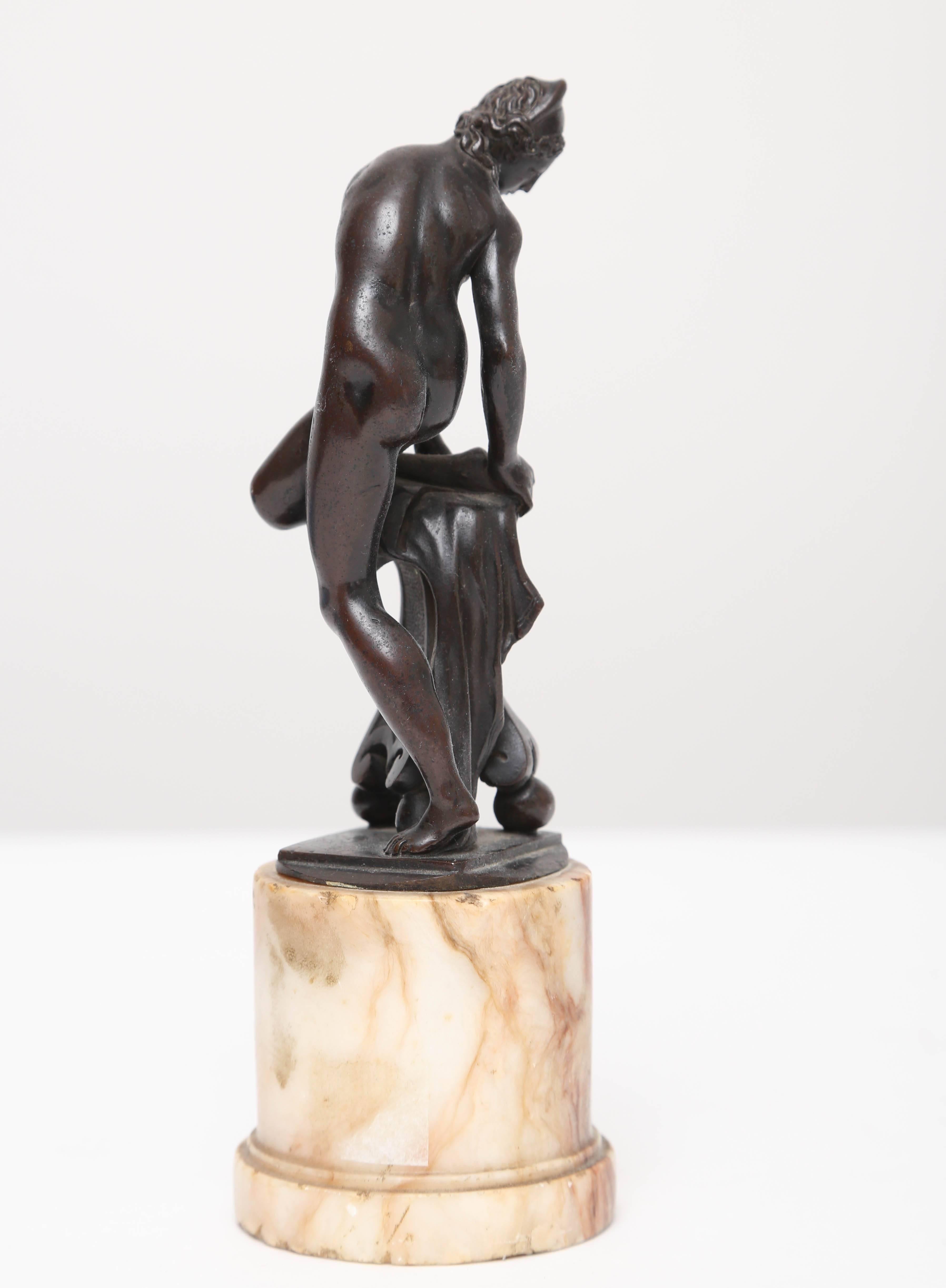 Neoclassical Bronze Figure of Venus after the Bath, After Giambologna, Italian, 18th Century