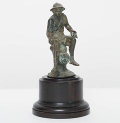 Bronze Sculpture of a Fisherman, after the Roman Antique Found in Pompeii