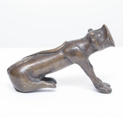 Rare Bronze Indian Firecracker Cannon of Tiger Form, 18th Century