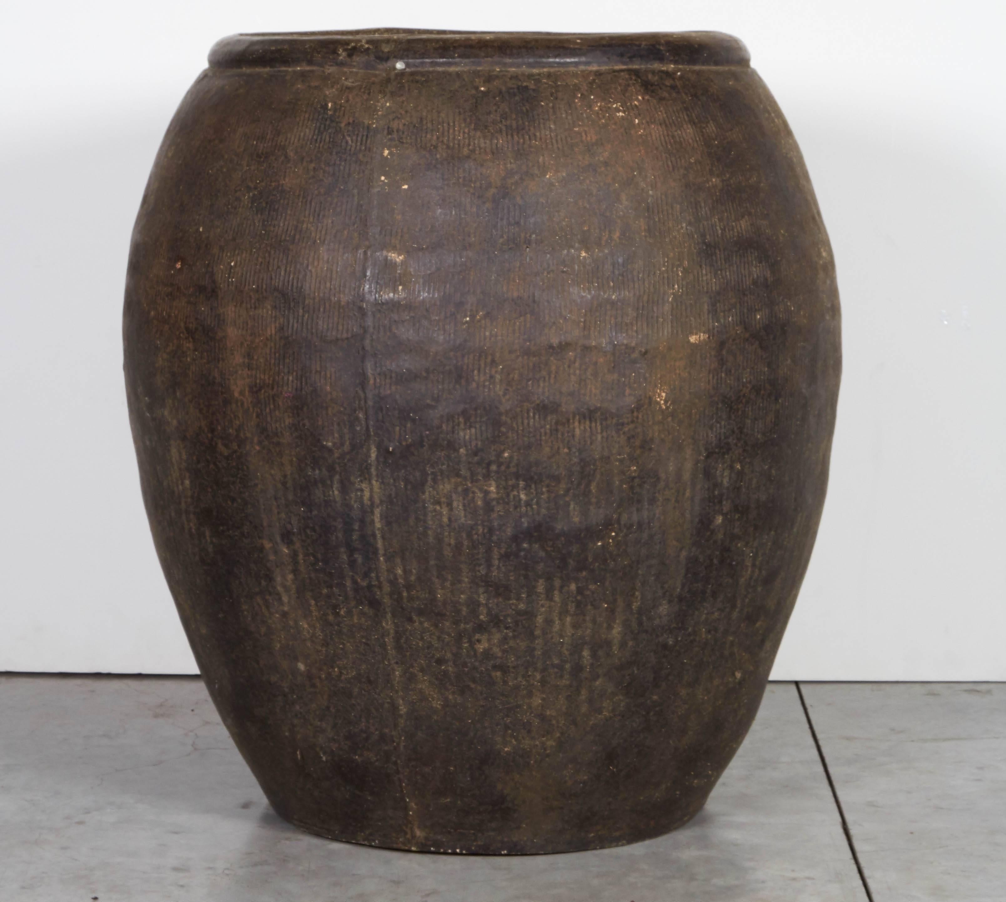 large clay jar