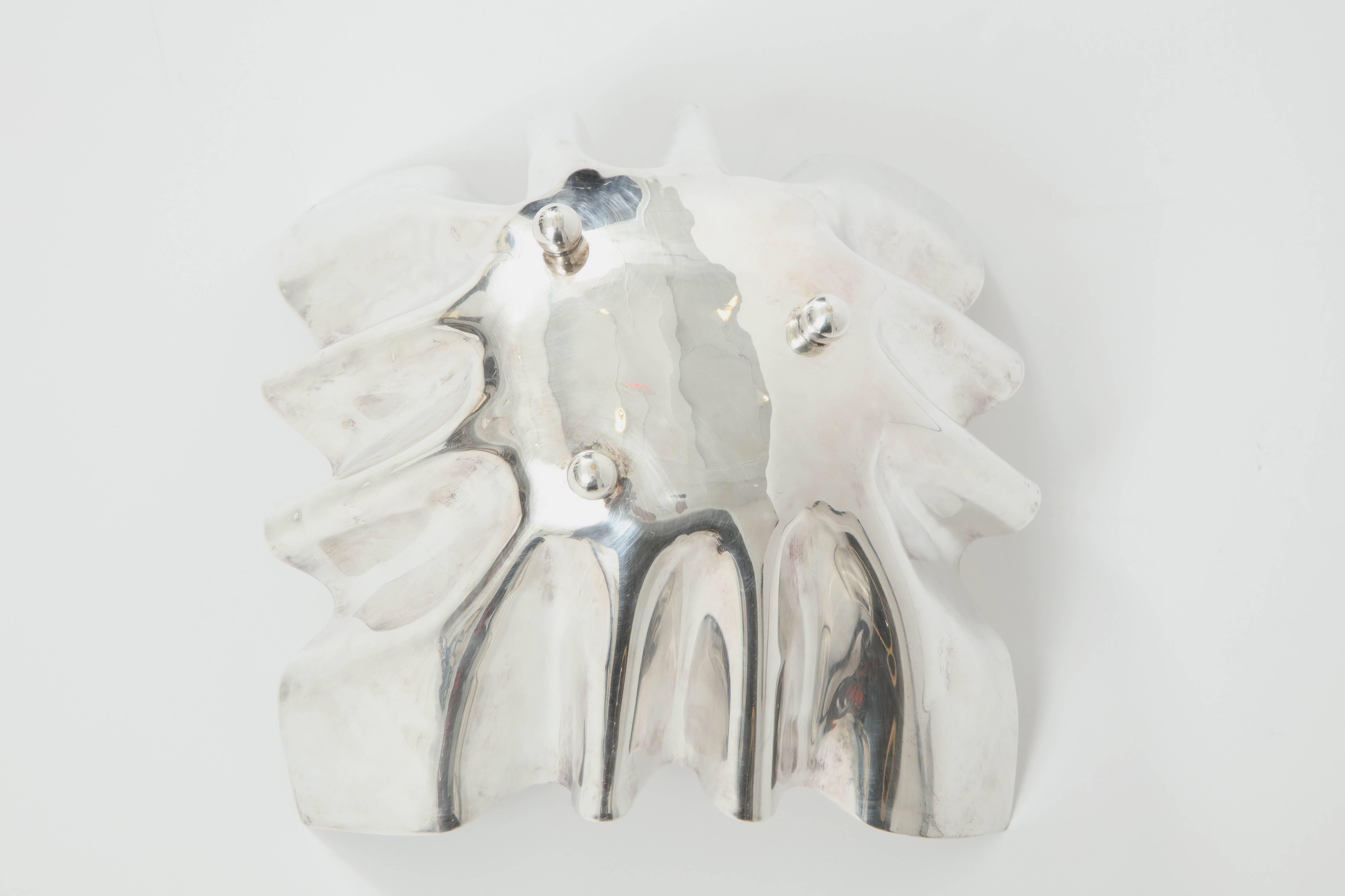Italian Silver Plate Handkerchief Bowl 4