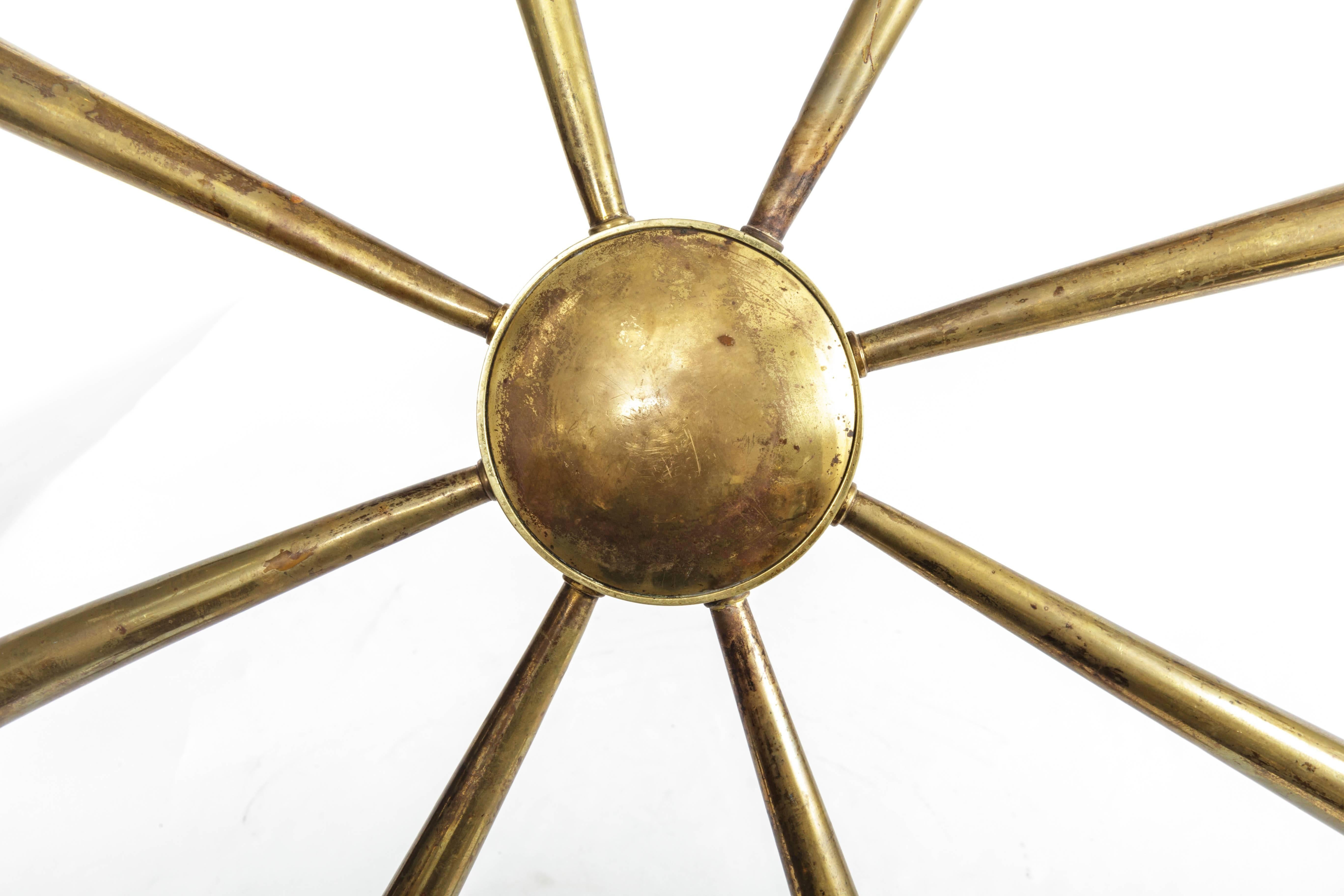 Italian Brass Chandelier 5