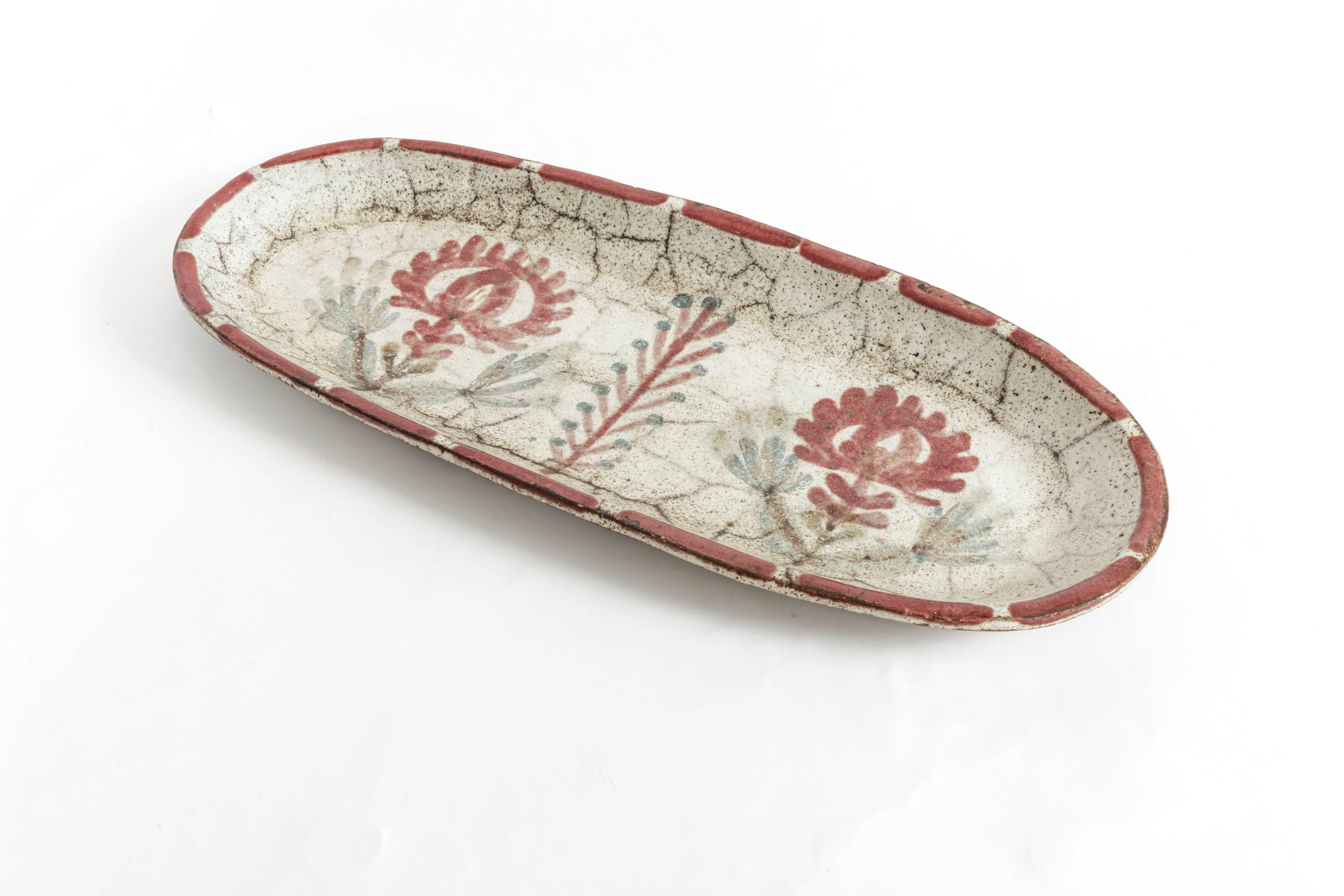 Mid-20th Century Ceramic Platter by Gustave Reynaud-Le Murier