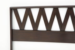 Paul Frankl King-Size Walnut Headboard