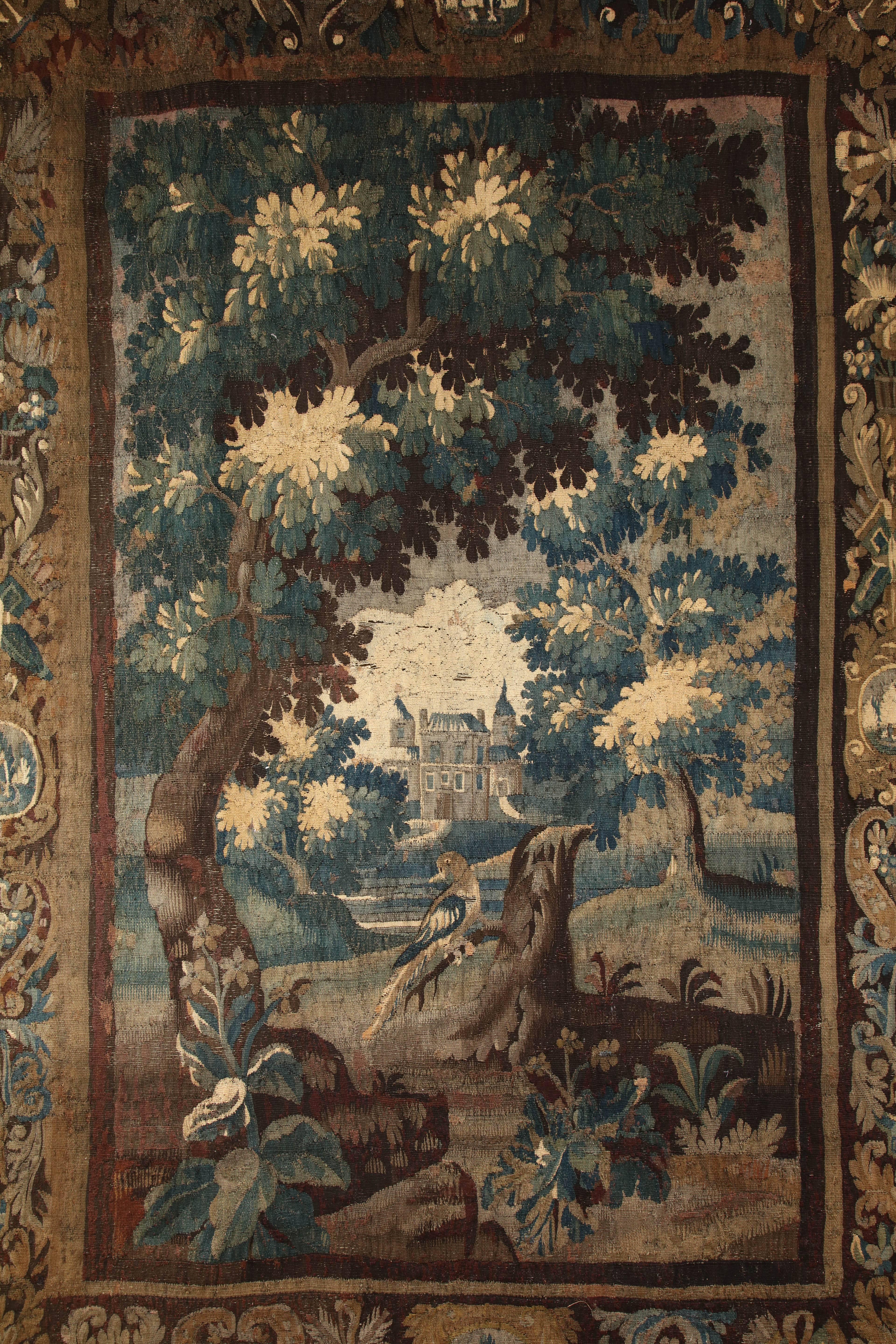 antique verdure tapestry