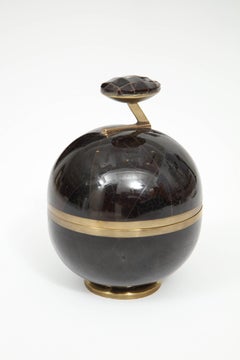 Box by Black Sea Shells and Details of Bronze