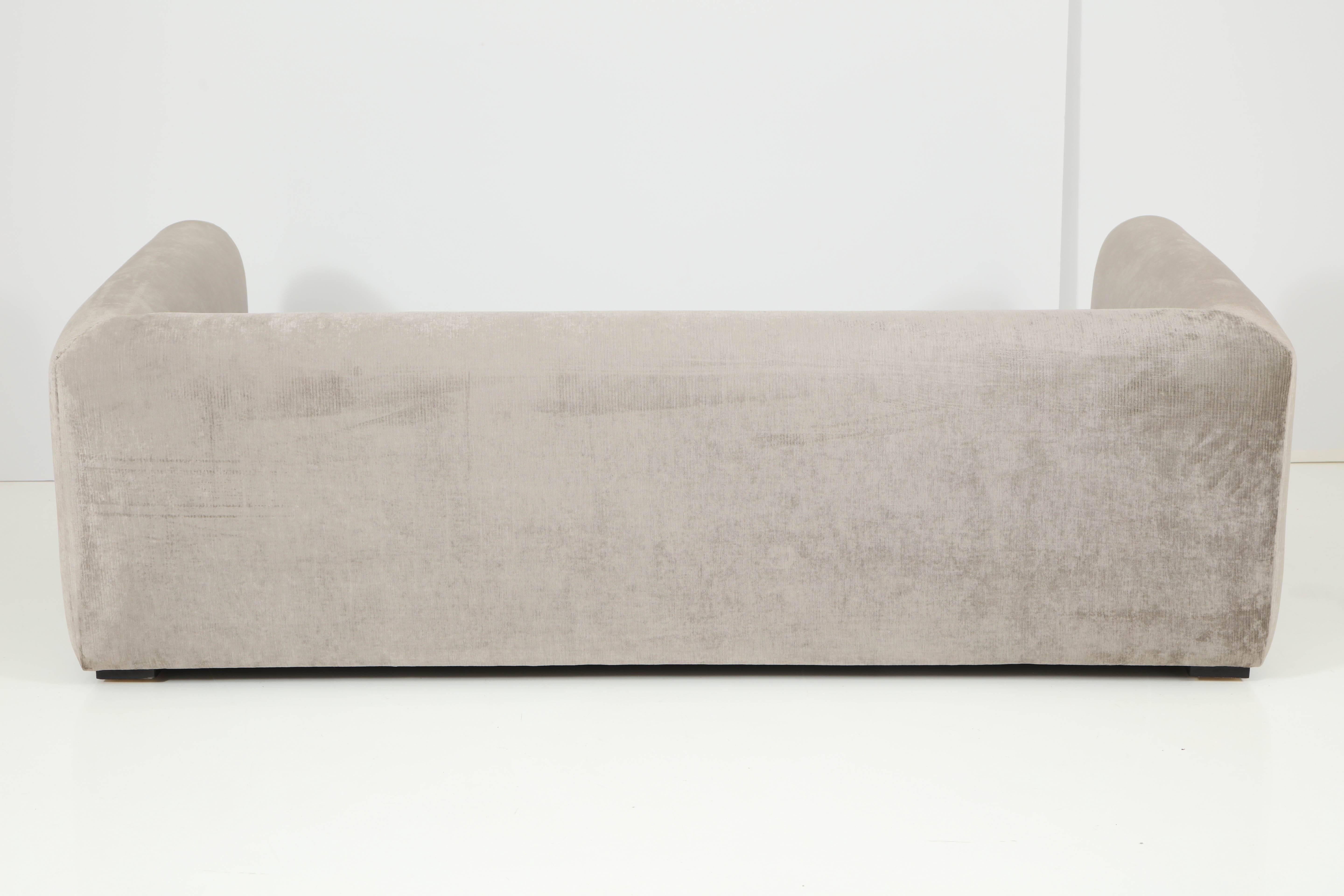 Velvet Stunning Channel Sofa by Steve Chase offered by Prime Gallery