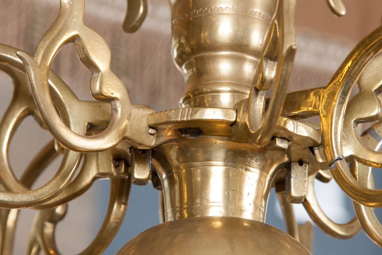period chandeliers brass
