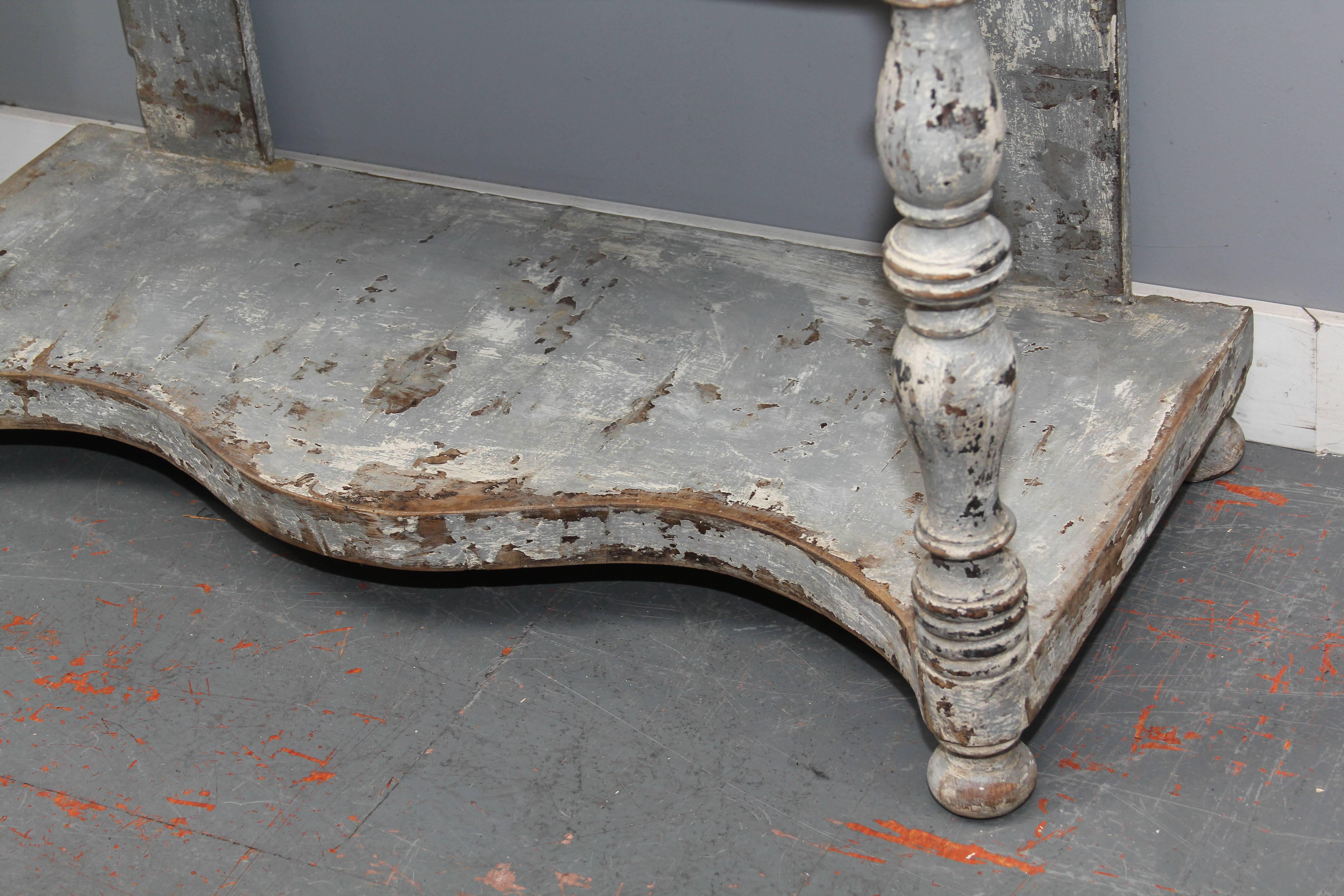 Rustic French  Country Console Table In Good Condition In Seattle, WA