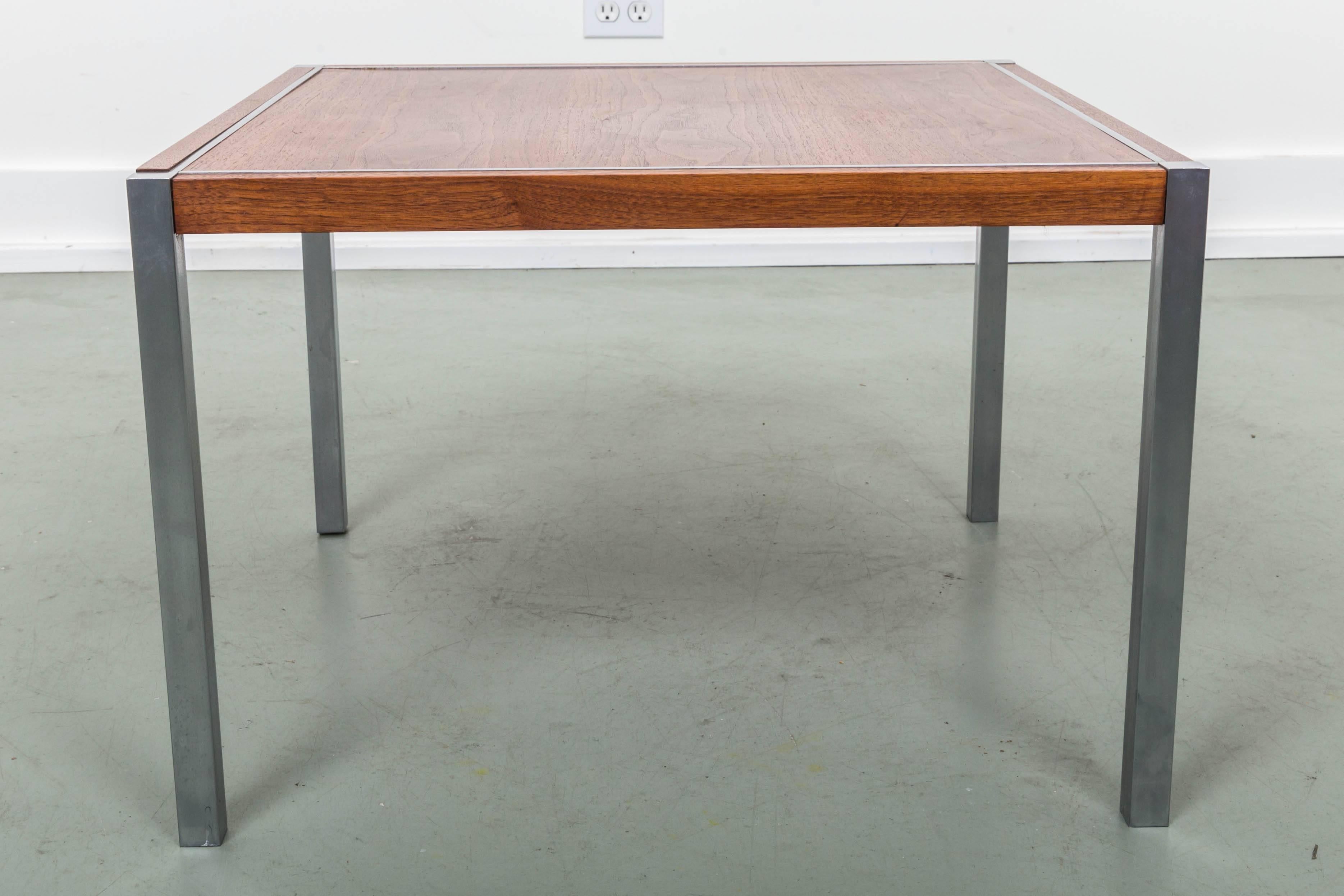Pair of Walnut Side Tables by Richard Schultz for Knoll 1