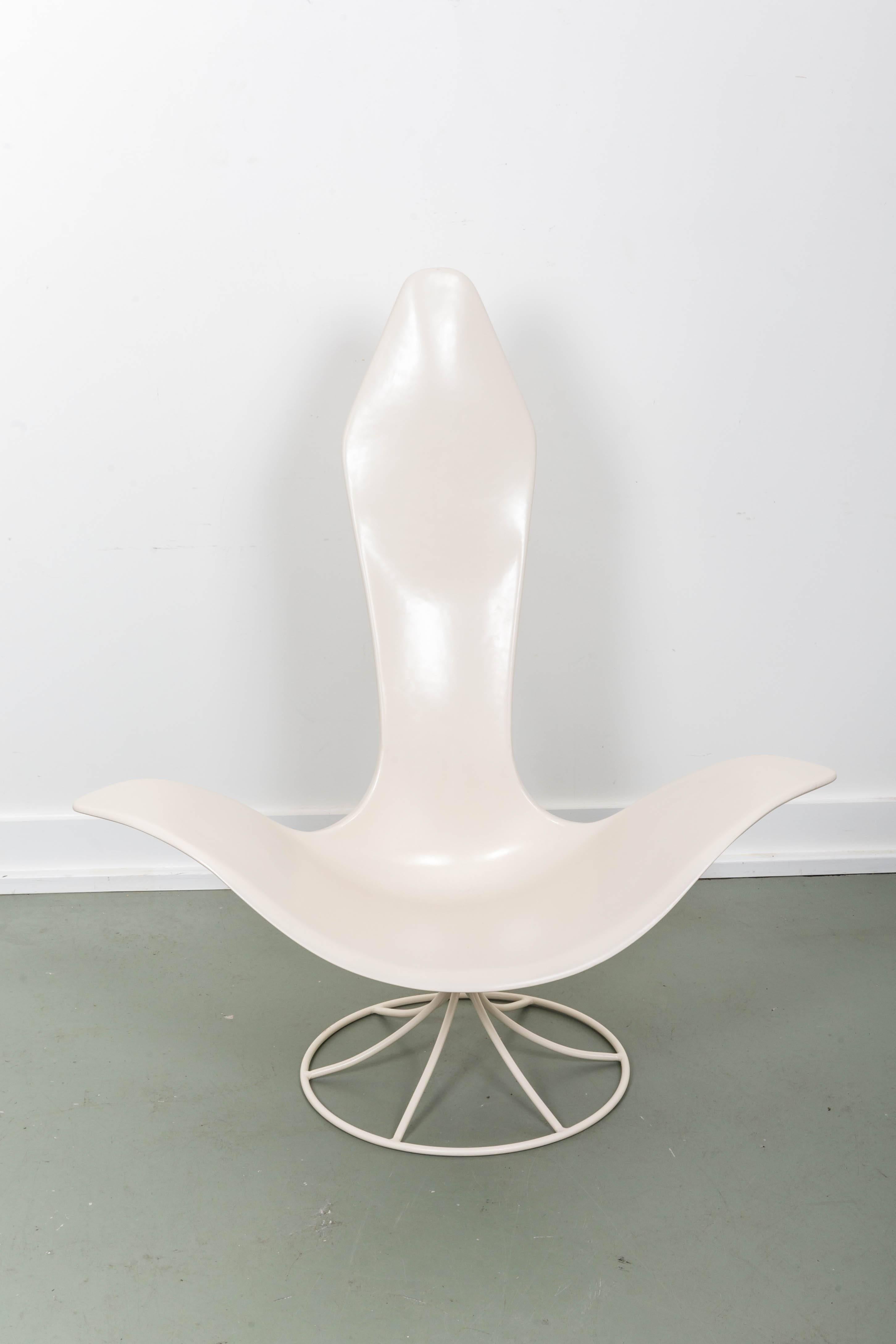 Fiberglass Tulip Chair by Erwin and Estelle Laverne