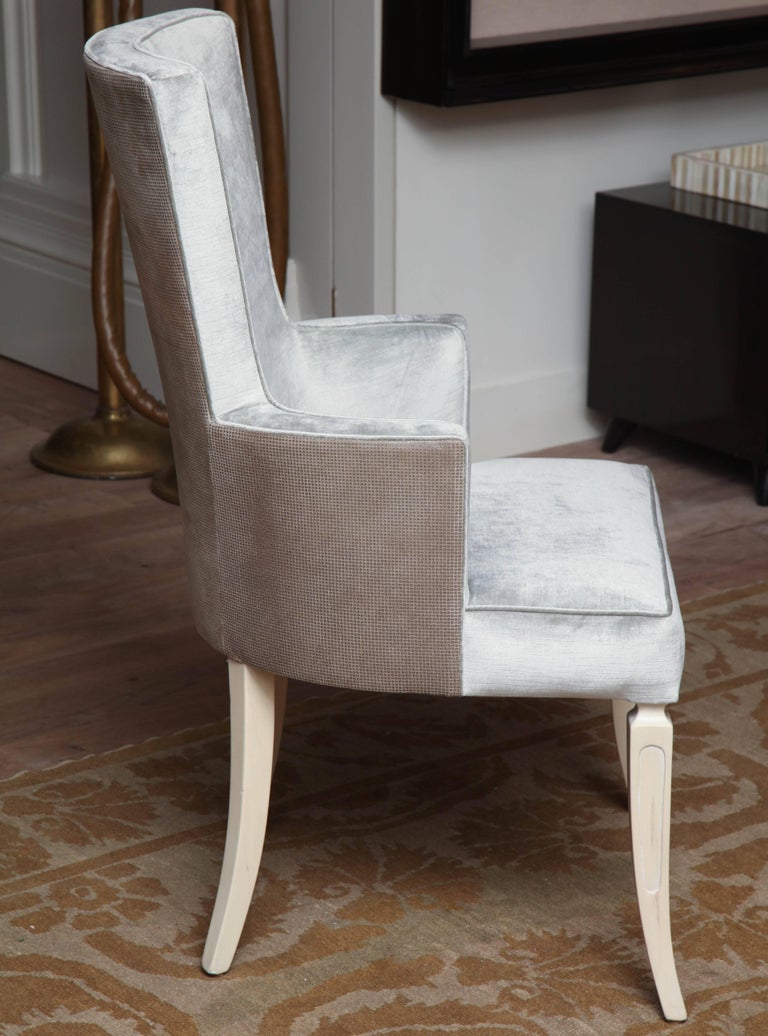 Set of Four Wingback Dining Chairs For Sale at 1stDibs