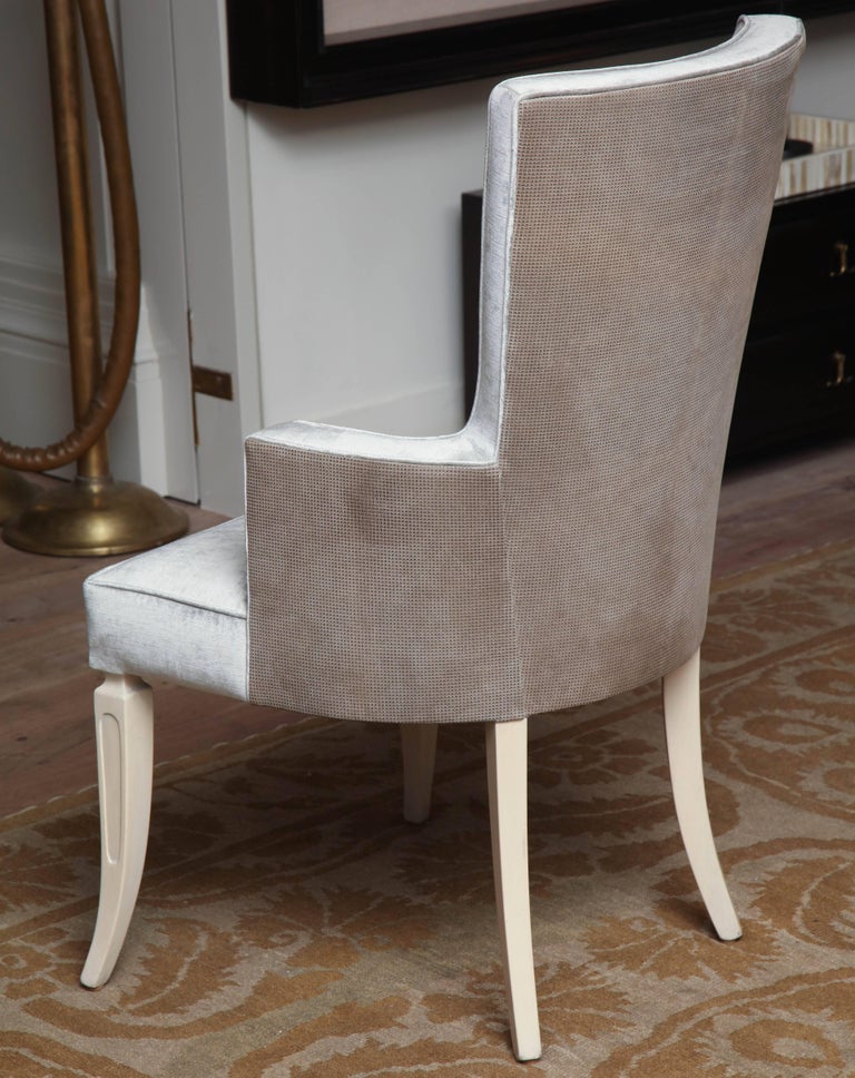 Set of Four Wingback Dining Chairs For Sale at 1stDibs