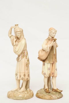 Superb Pair of Royal Worcester Orientalist Figures