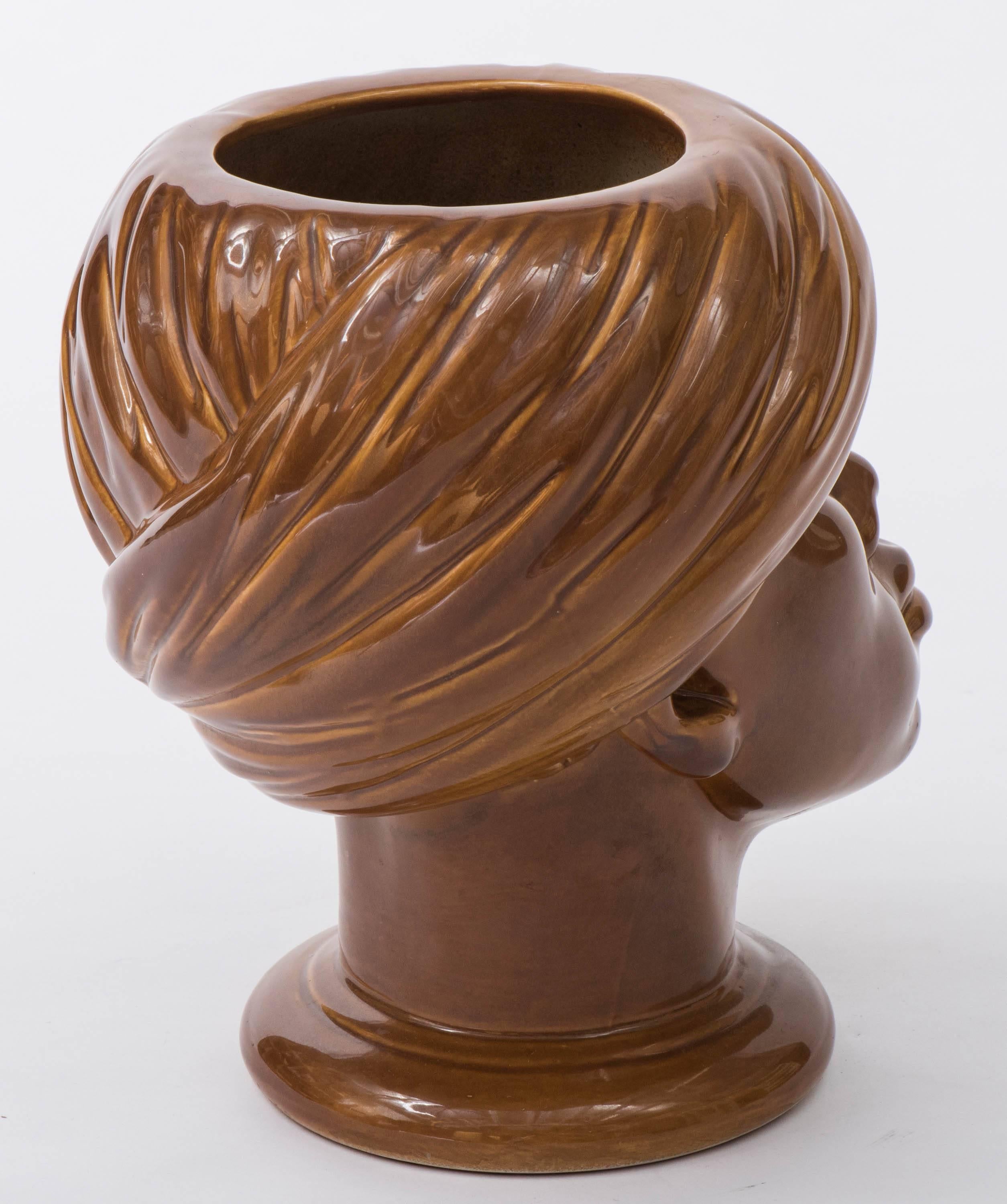 Mid-20th Century Piero Fornasetti porcelain vase 
