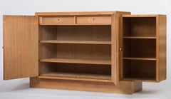 Jacques Emile Ruhlman oak bookcase, France circa 1930