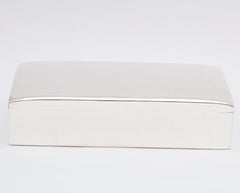 Cartier Art Deco Sterling Silver Table Box
