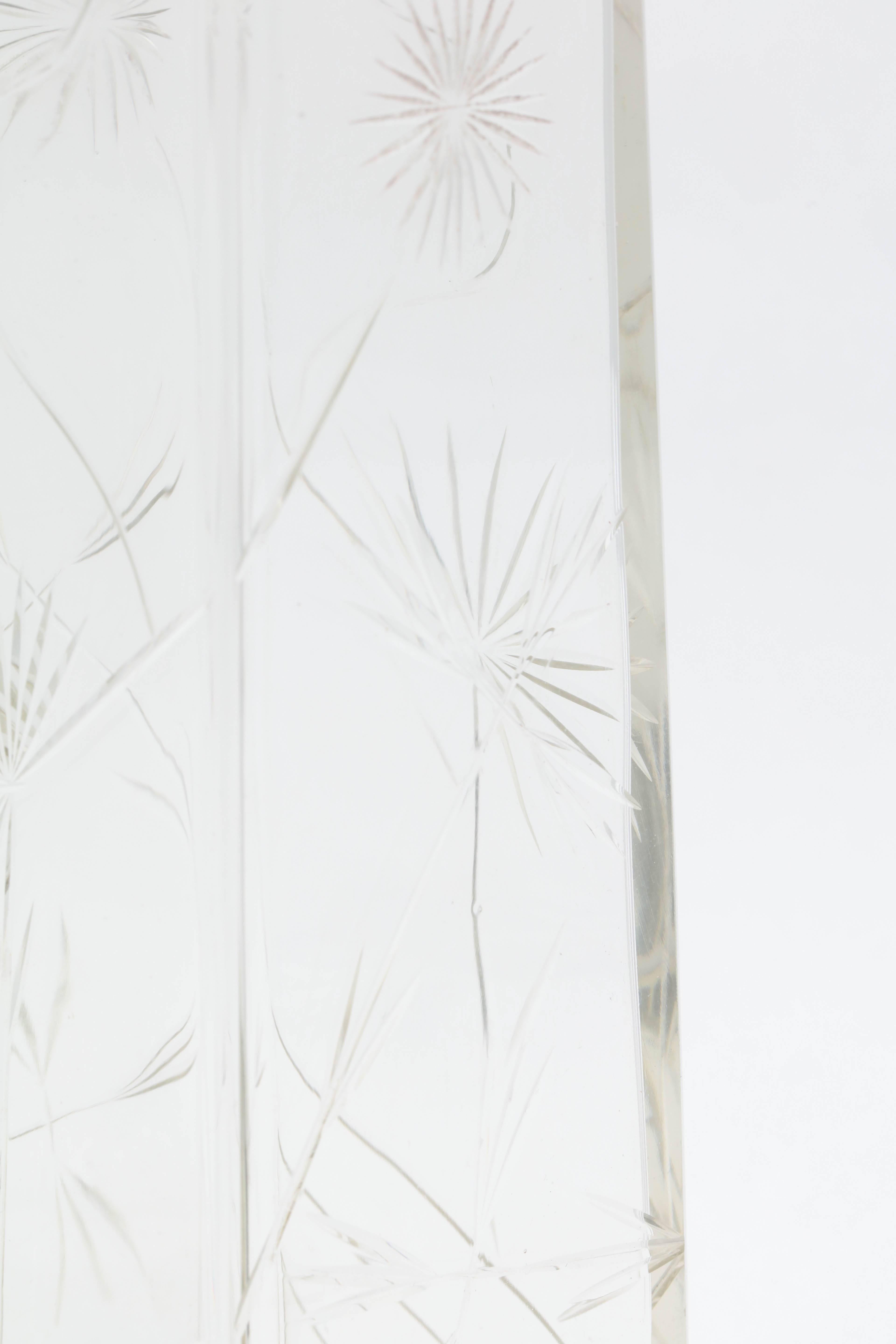 English Edwardian, Sterling Silver-Mounted Rectangular Japonesque Style Crystal Vase