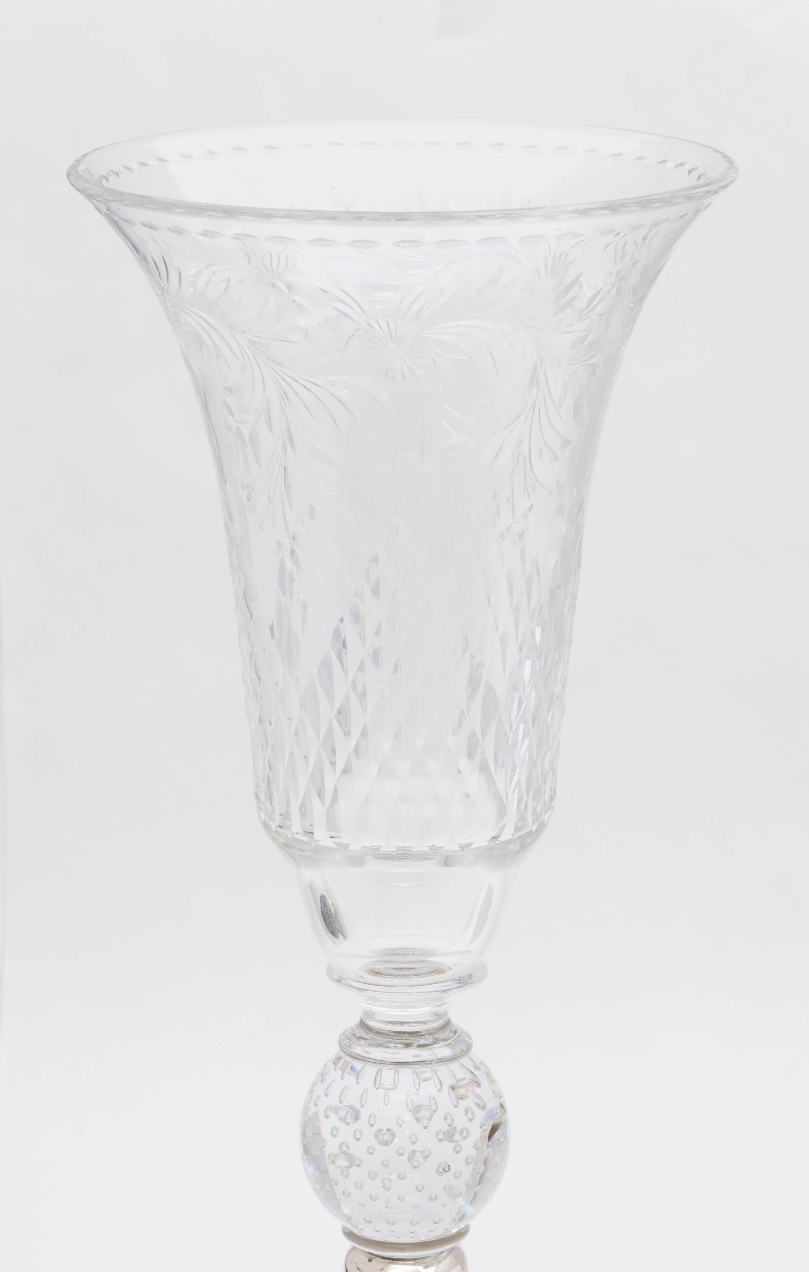 hawkes crystal vase