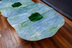Pair of Mirror Free Shape Low Tables
