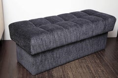Custom Tufted Bench with Interior Storage