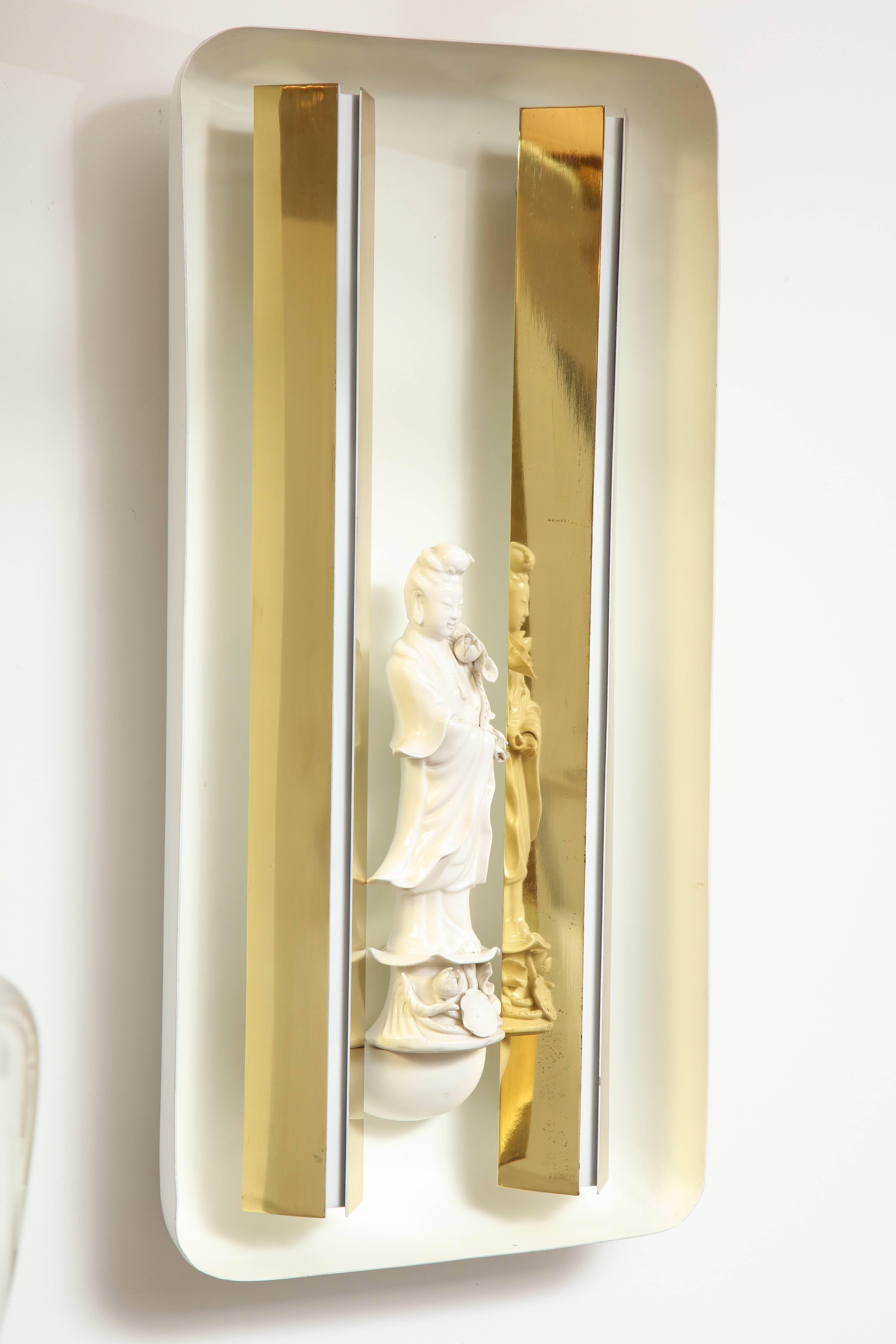 Pair of Rare sconces designed by Gio Ponti made in Italy in 1950 For Sale 2