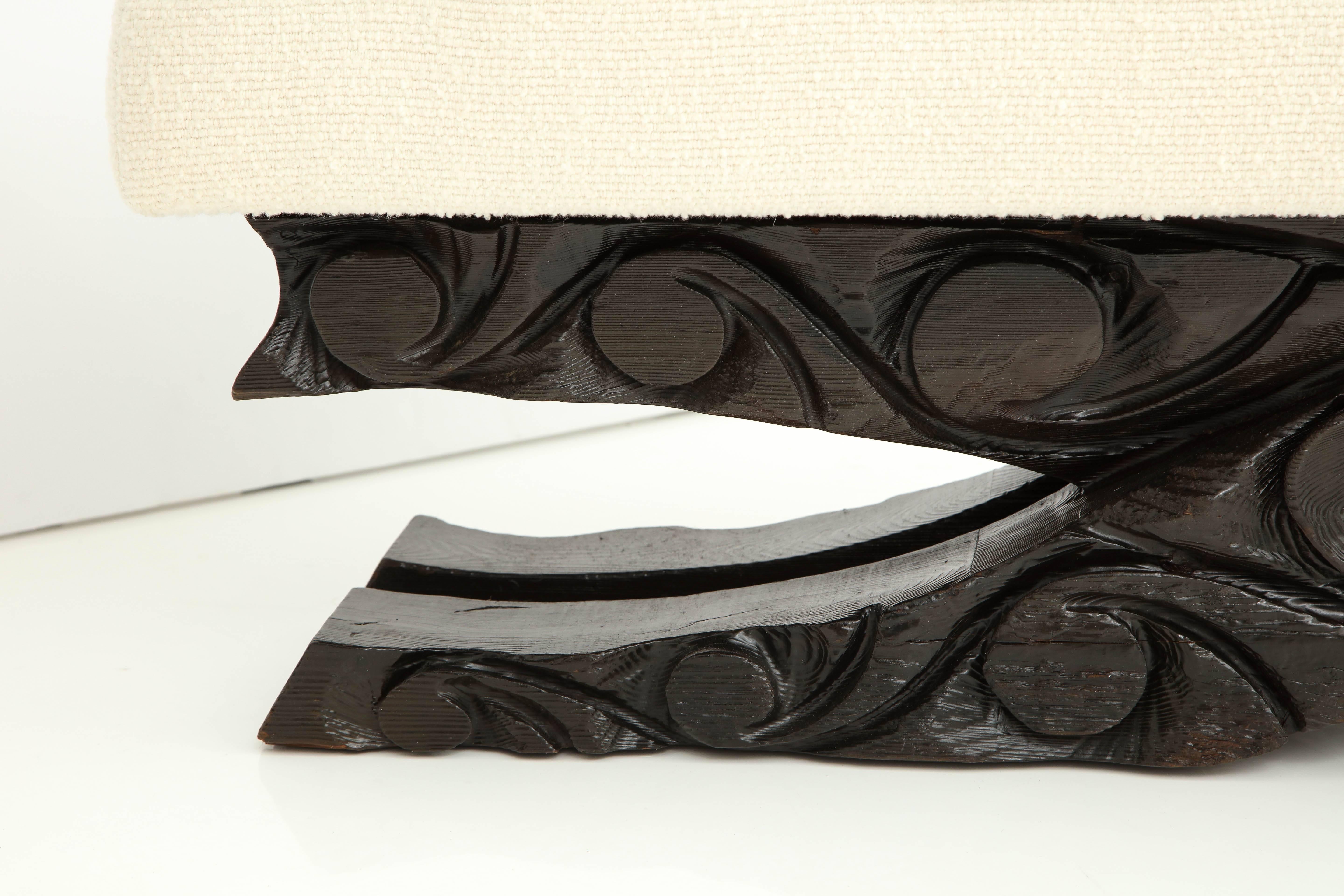 Large Brutalist Bench For Sale 1