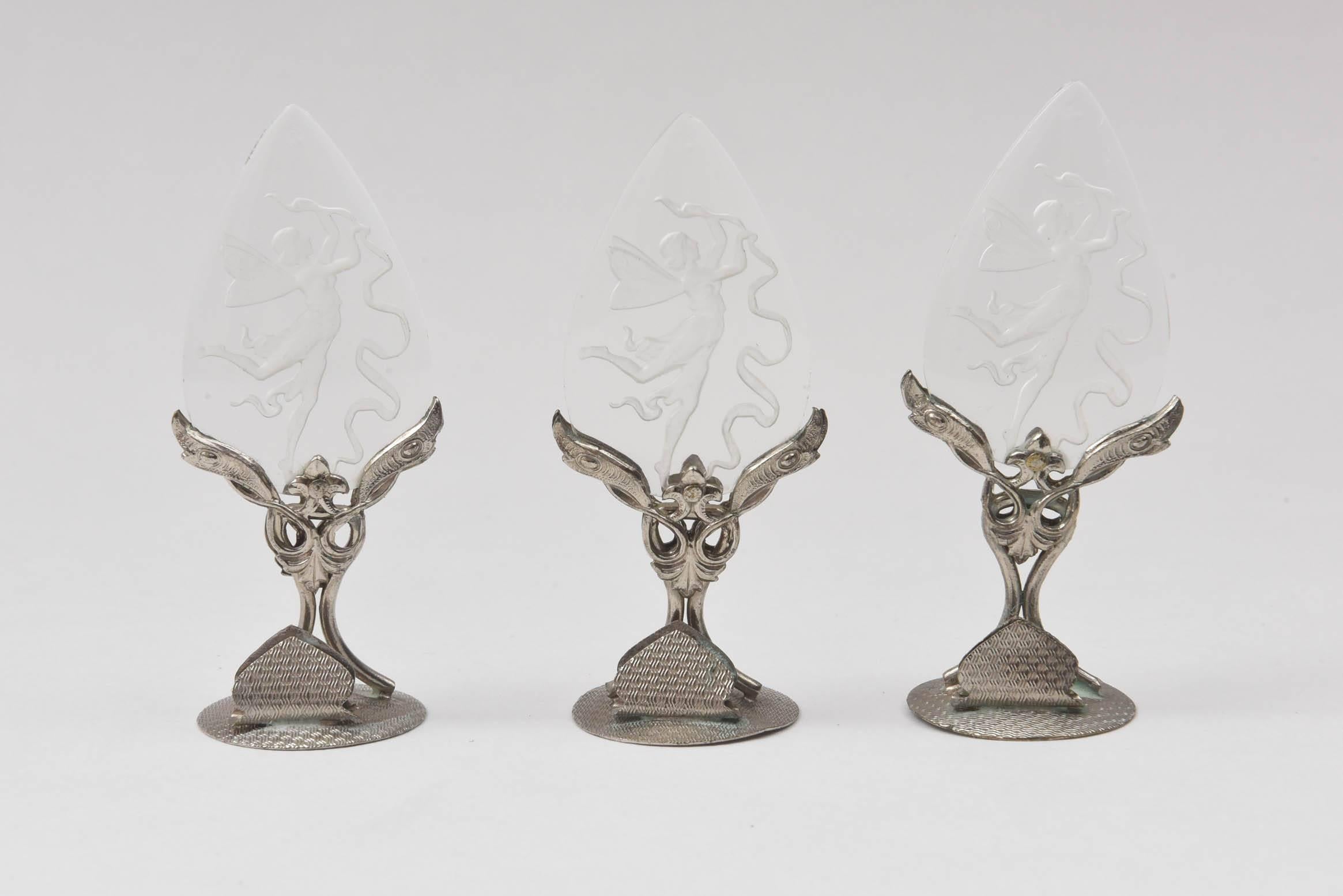 antique place card holders