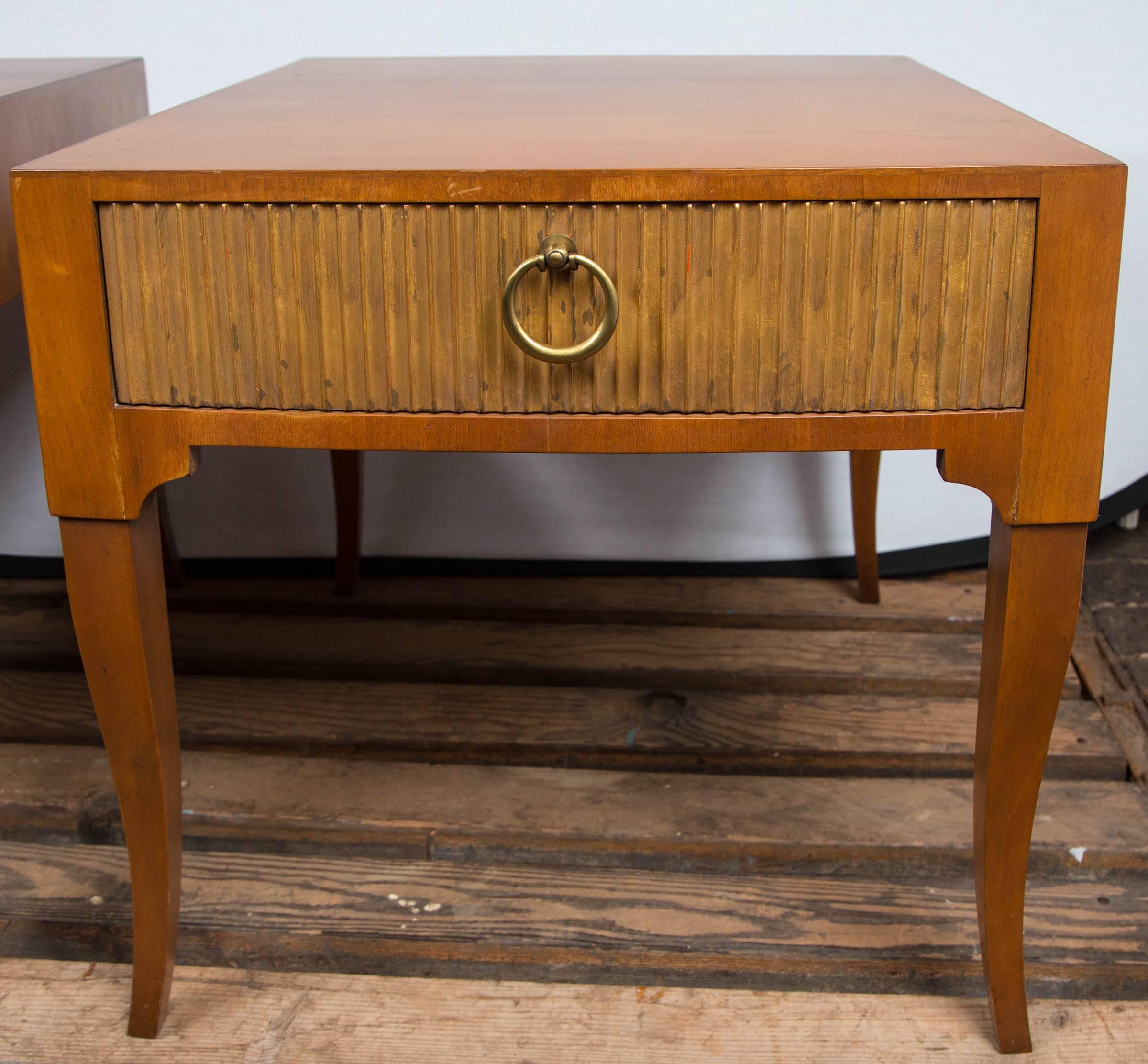 Late 20th Century Mid-Century Modern End Tables by Baker
