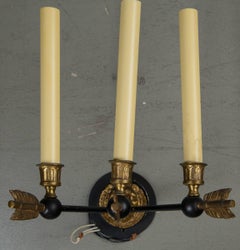 Pair of French Empire Sconces, circa 1930