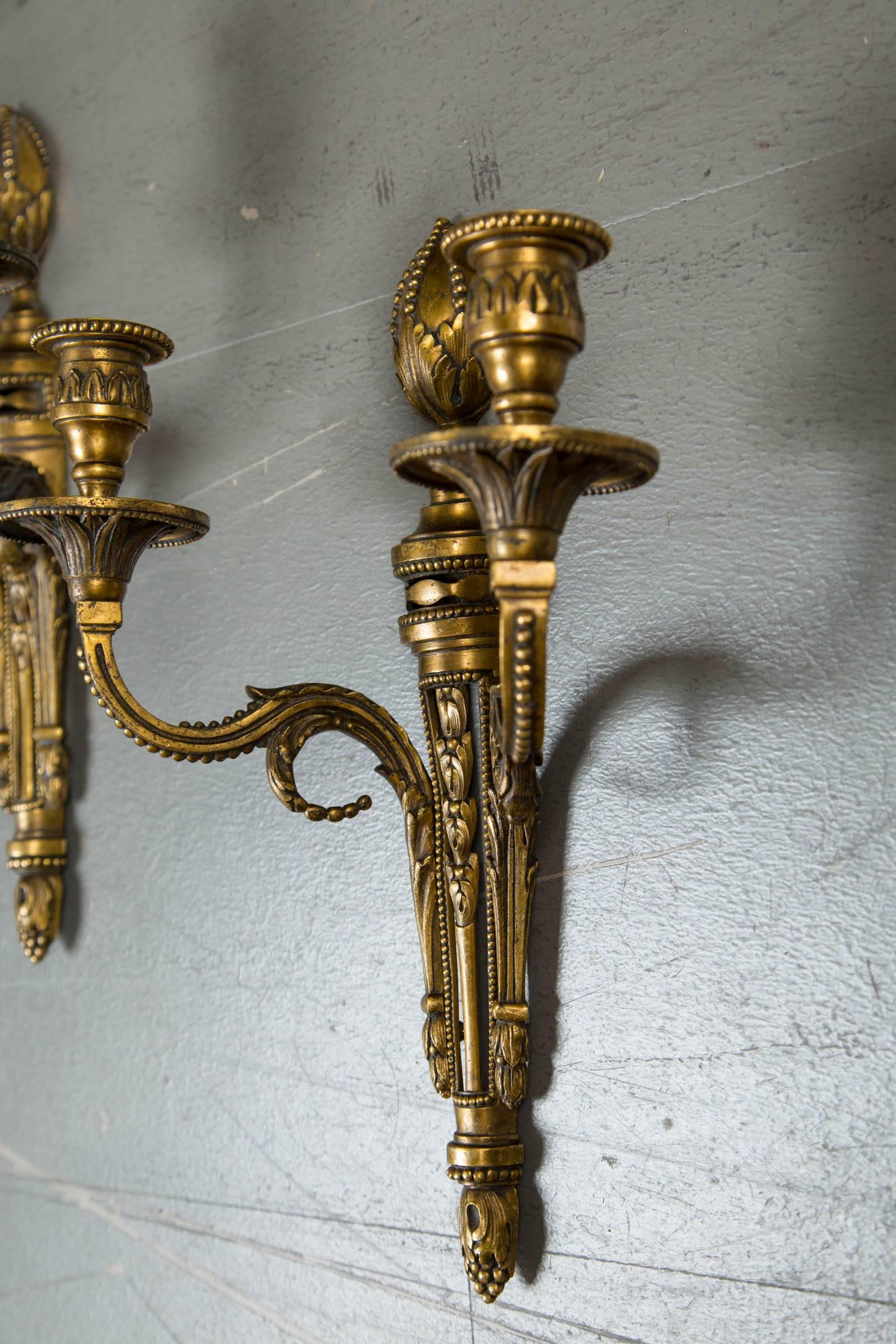 Pair of Cierva, 1920 Caldwell Sconces In Excellent Condition For Sale In Stamford, CT