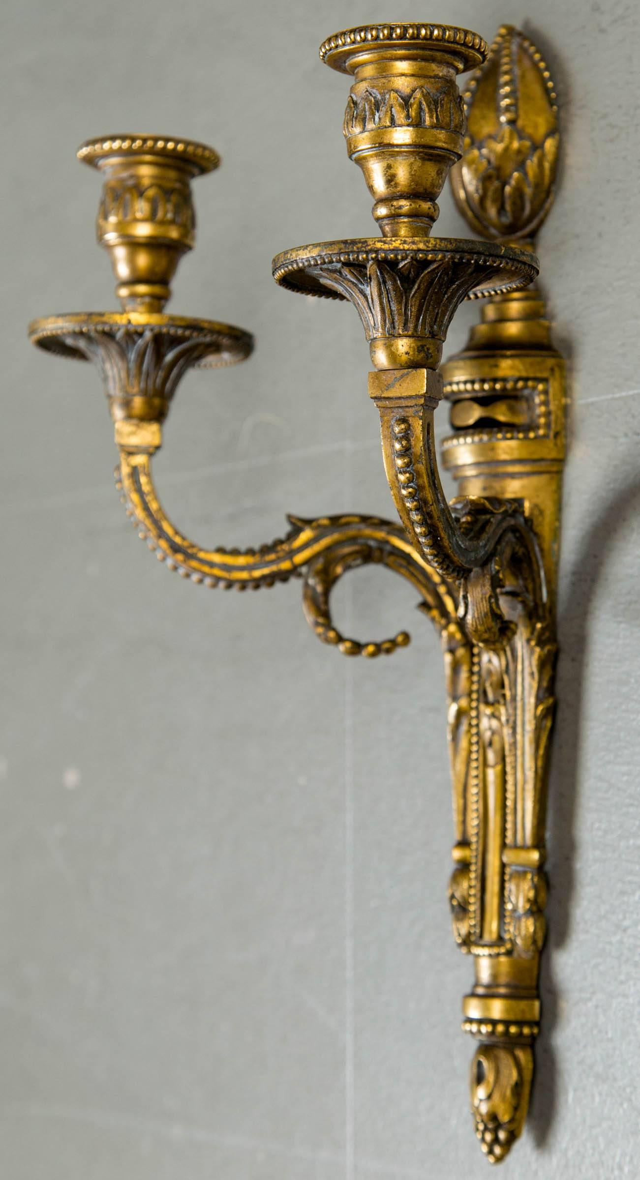 Early 20th Century Pair of Cierva, 1920 Caldwell Sconces For Sale
