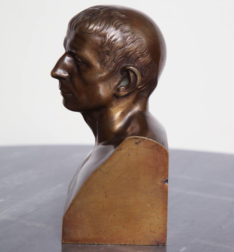 Mid19th Century Bronze Bust of Cicero For Sale at 1stDibs