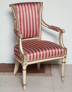 Set of Four Directoire Fauteuil
