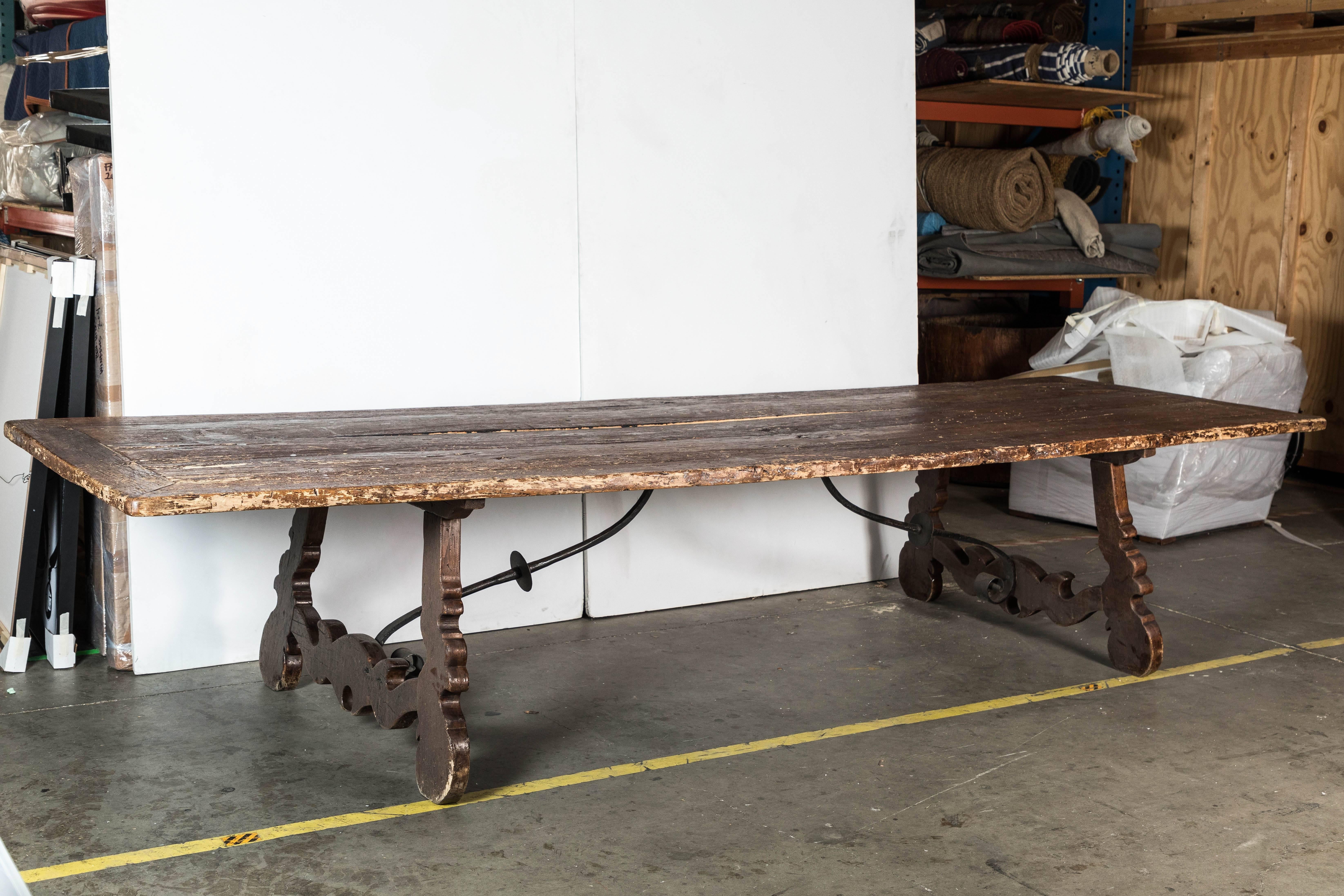 Large Work Table In Good Condition For Sale In New York, NY